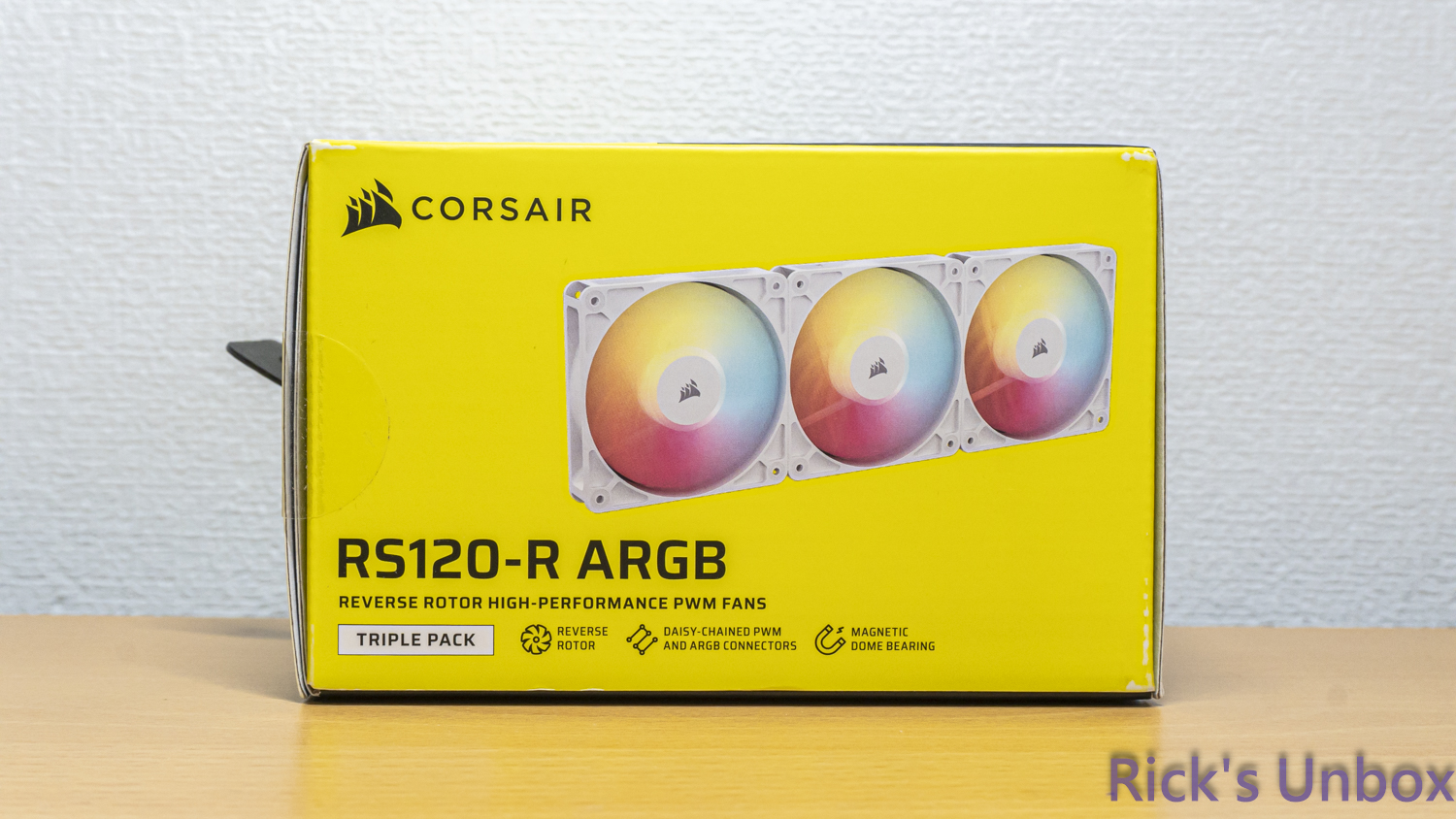 【開箱】海盜船平價短線串接風扇 | CORSAIR RS120-R ARGB PWM WHITE1623|小老婆汽機車資訊網