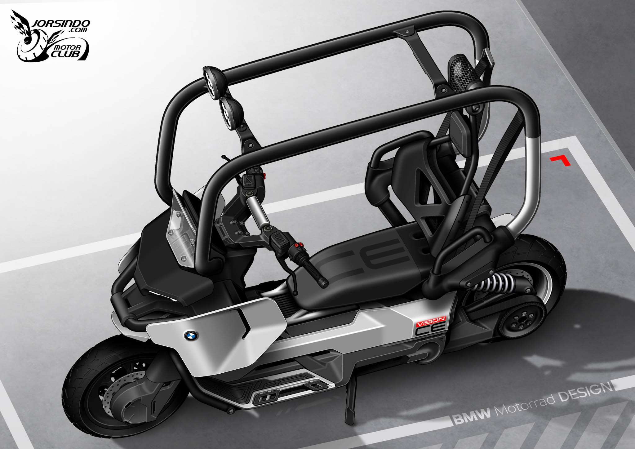 免戴安全帽？2025 BMW Vision CE 帶你回到未來9685|小老婆汽機車資訊網