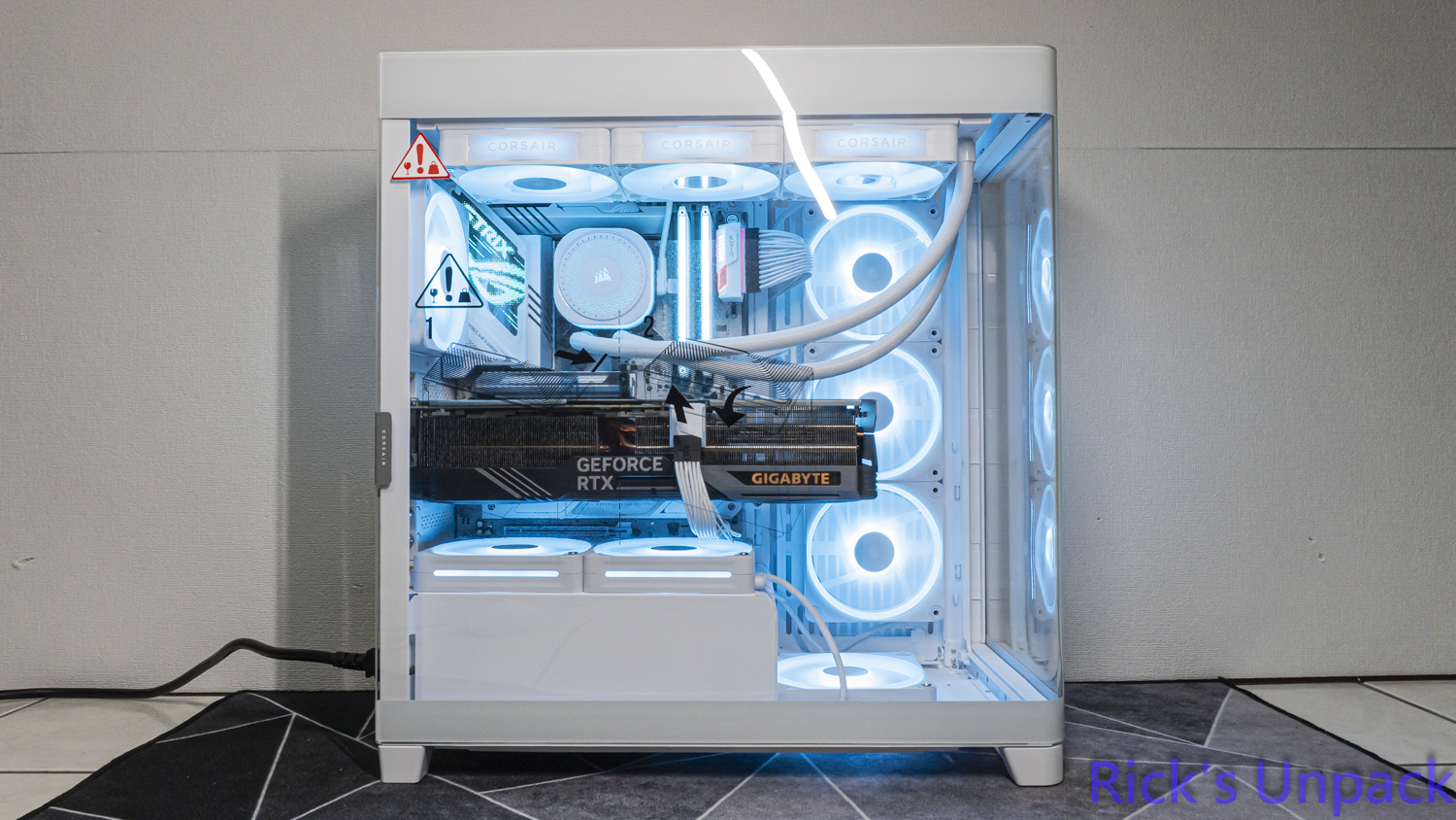 【開箱】賊船全景曲面 | CORSAIR FRAME 4500X LX-R RGB WHITE1288|小老婆汽機車資訊網