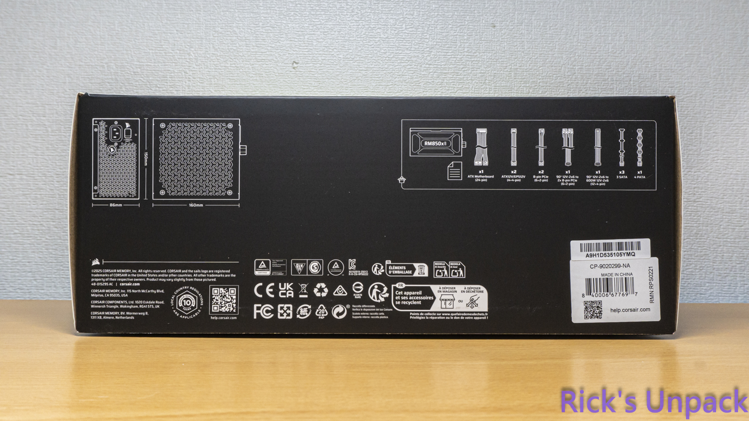 【開箱】更適合PCDIY的側出電源 | CORSAIR RM850x SHIFT（2025）4428|小老婆汽機車資訊網