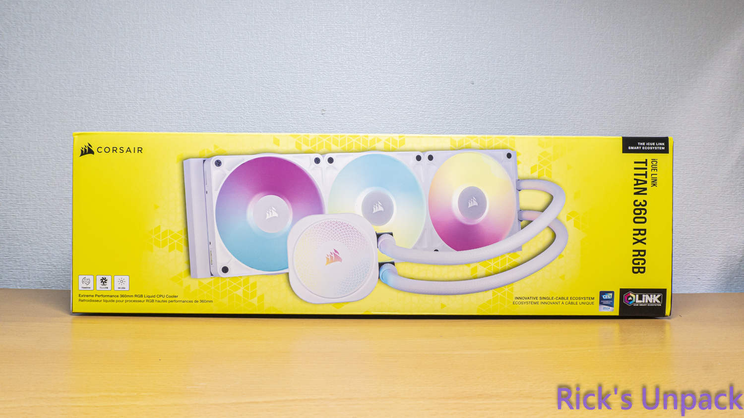 【開箱】泰坦潔白水冷 | CORSAIR iCUE LiNK TITAN 360 RX RGB WHITE1113|小老婆汽機車資訊網