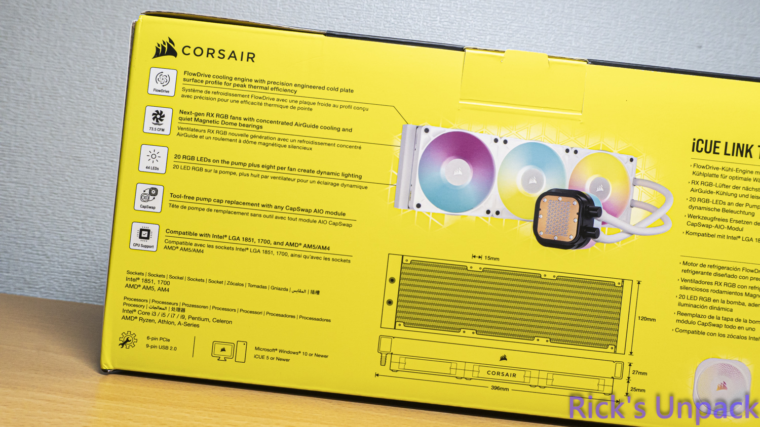 【開箱】泰坦潔白水冷 | CORSAIR iCUE LiNK TITAN 360 RX RGB WHITE6522|小老婆汽機車資訊網