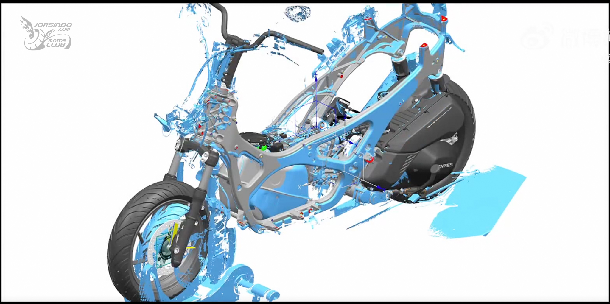首台鋁合金車架150水冷速克達！極速可達120km/h！Zontes 150X146|小老婆汽機車資訊網