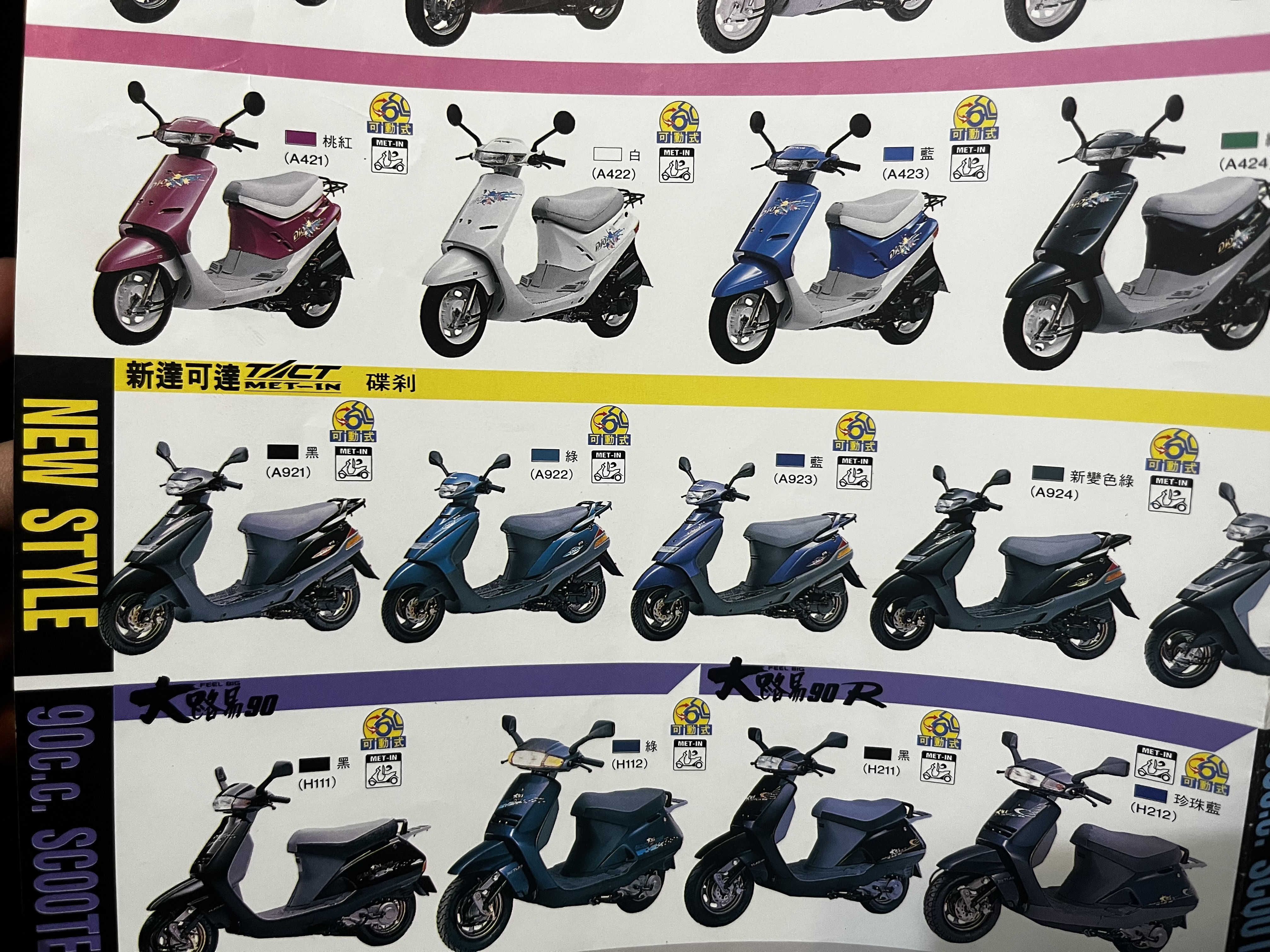 意氣風發 ·卓越非凡 1994三陽全車系型錄7855|小老婆汽機車資訊網