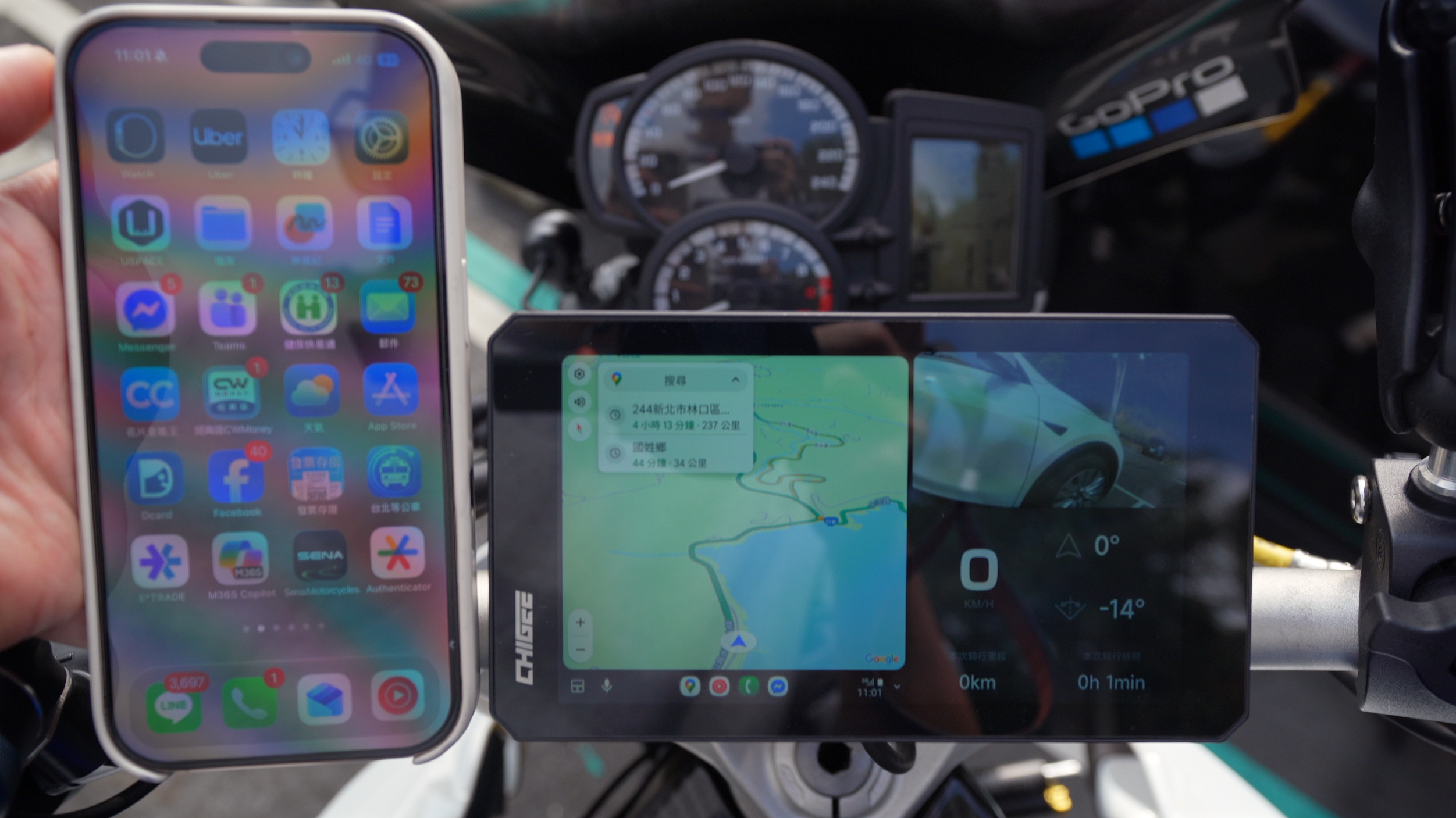 【開箱】Akeeyo AIO6 LTE 機車導航行車記錄器的最終形態9912|小老婆汽機車資訊網