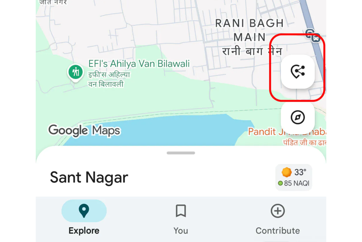 Google Maps最新位置分享按鈕在測試版「浮現」，還有介面小改3501|Google Maps,Google,地圖導航,導航應用小老婆汽機車資訊網