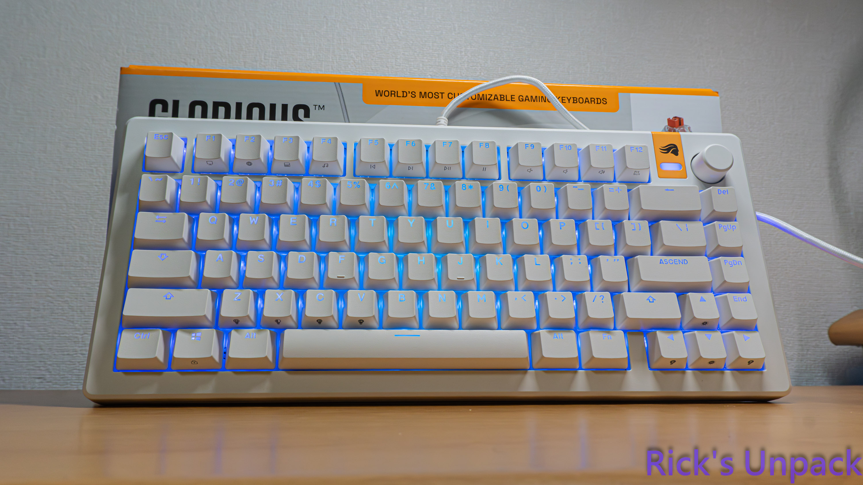 【開箱】磁軸機械軸雙重並行 | Glorious GMMK 3 HE 75 WHITE6083|小老婆汽機車資訊網