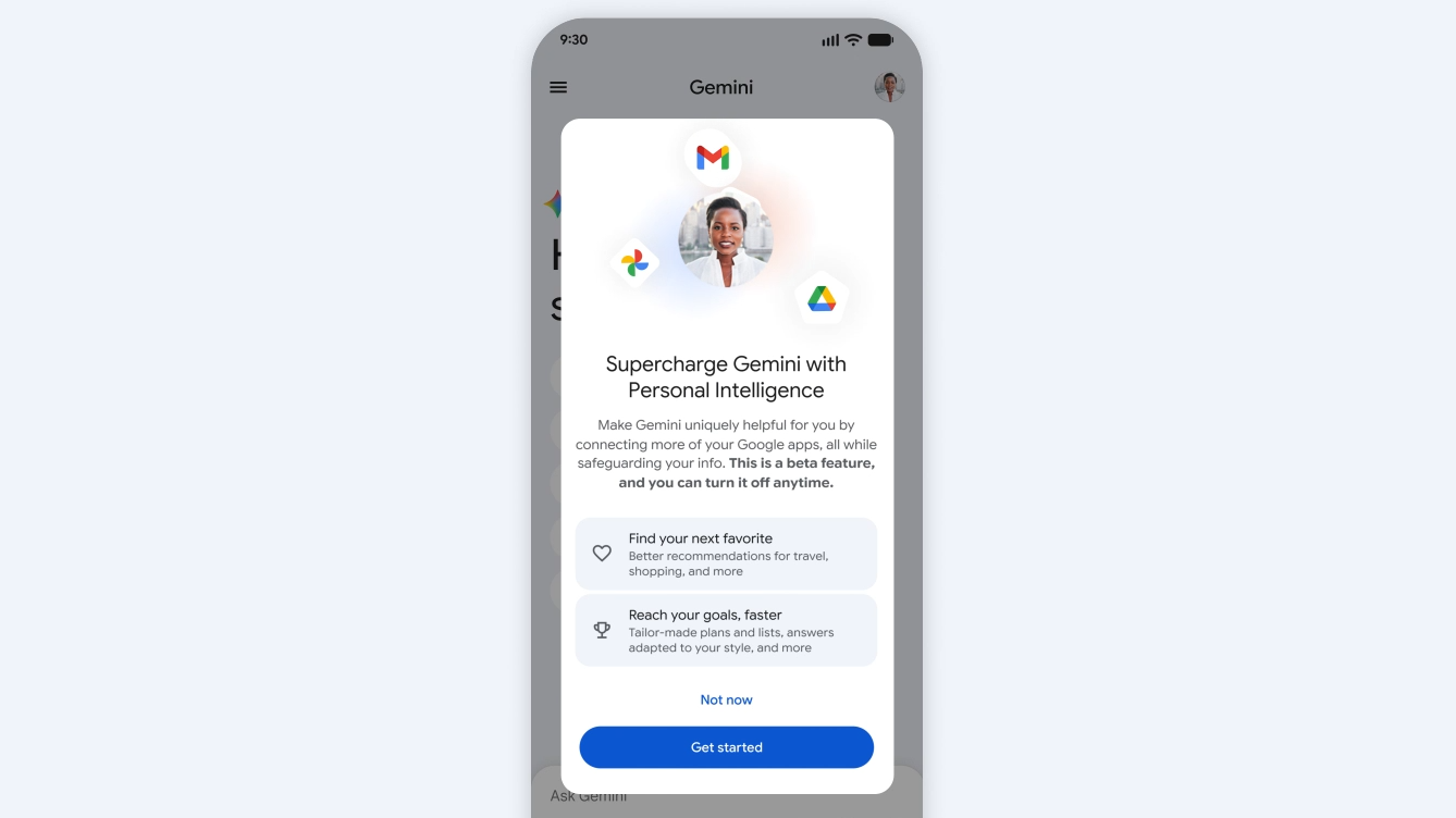 整合 Google 生態系資料「Gemini 個人化智慧」在台上線囉！3100|Google,Gemini,個人智慧服務小老婆汽機車資訊網