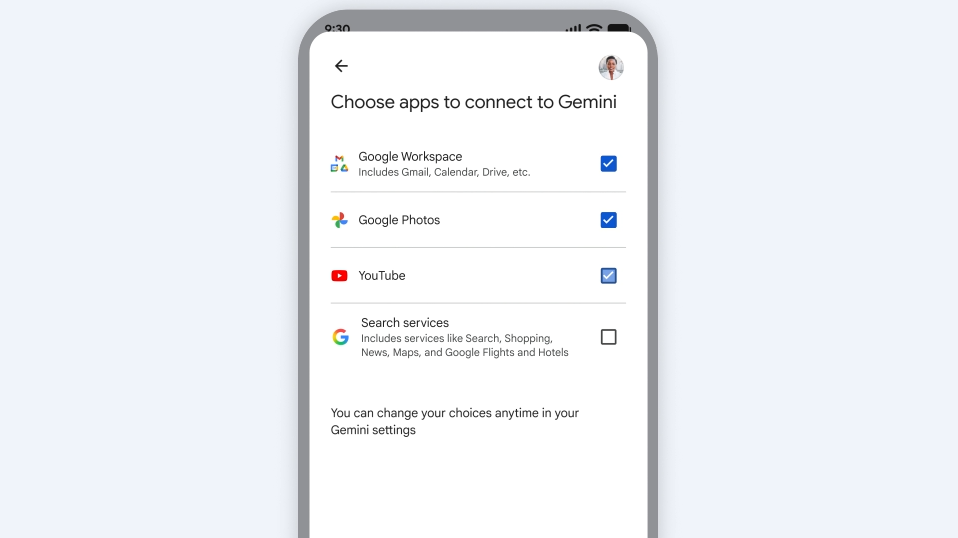 整合 Google 生態系資料「Gemini 個人化智慧」在台上線囉！8440|Google,Gemini,個人智慧服務小老婆汽機車資訊網