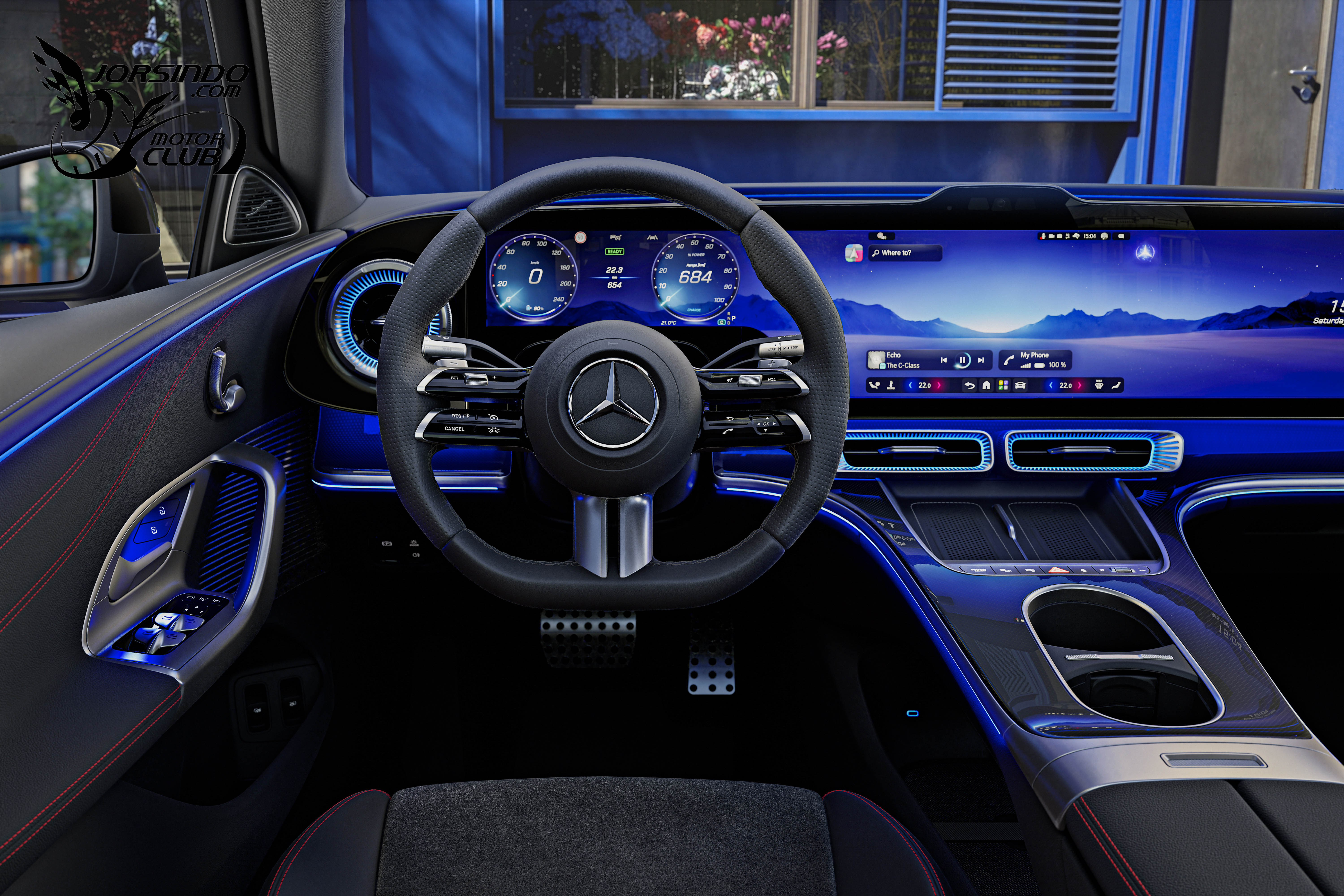 39.1吋MBUX螢幕、762km續航力！Mercedes-Benz純電C-Class首度亮相9205|小老婆汽機車資訊網