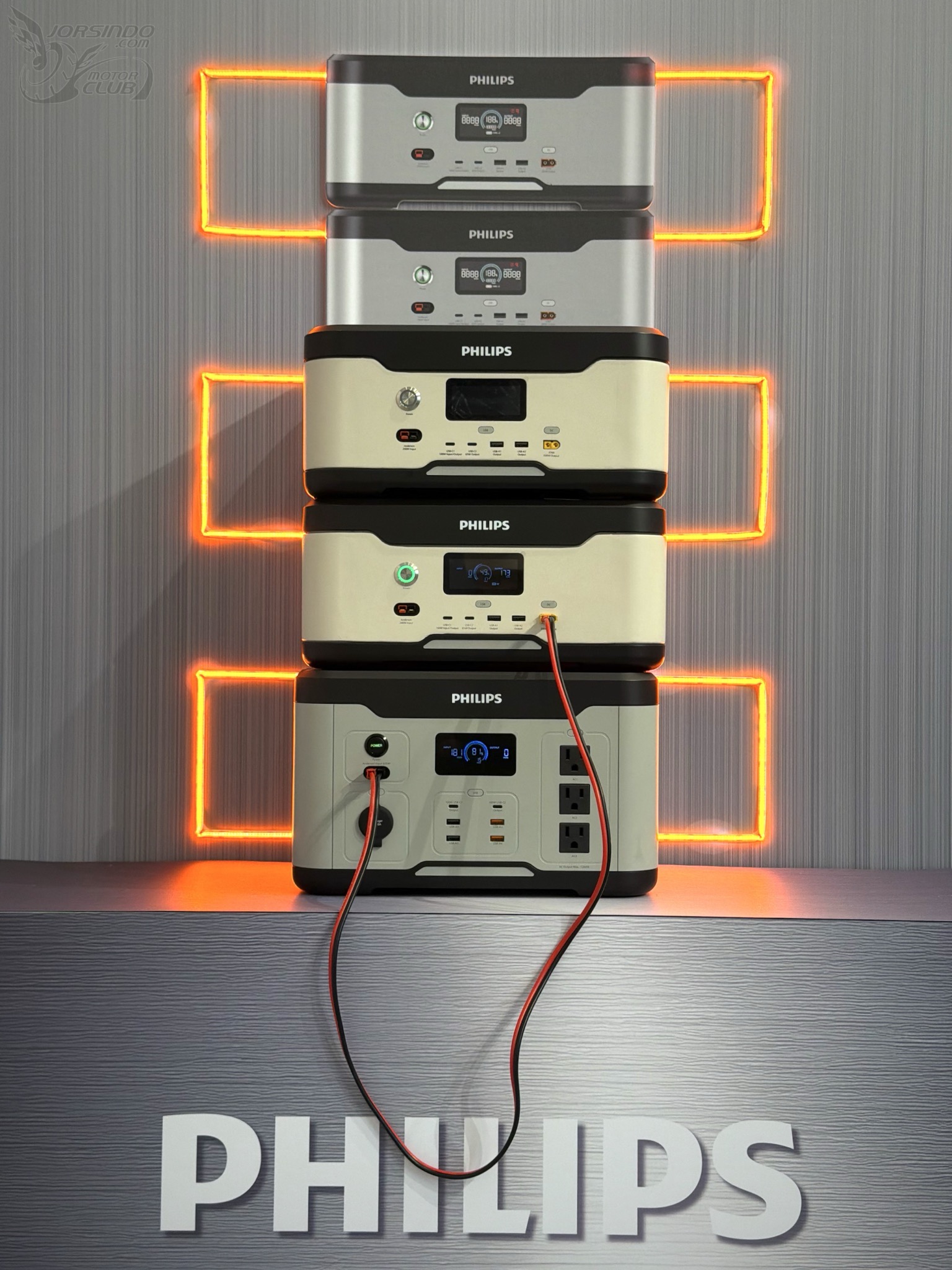 隨意堆疊無限擴充，PHILIPS 1200W 儲能行動電源在台發表504|PHILIPS,儲能行動電源,行動電源,LiFePO4小老婆汽機車資訊網