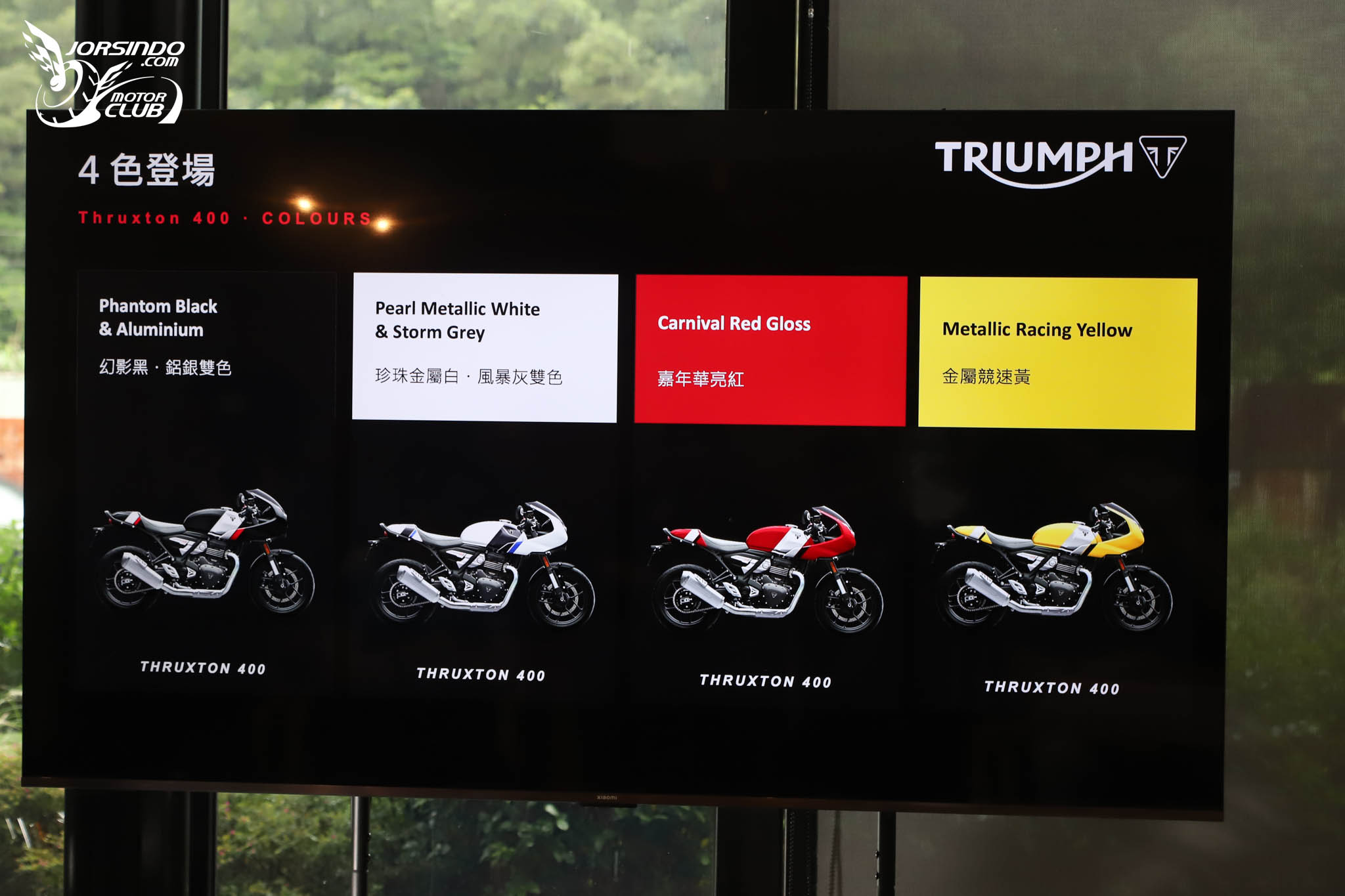 22 萬元有找！最帥的復古街車 Triumph Tracker / Thruxton 400 登場261|小老婆汽機車資訊網