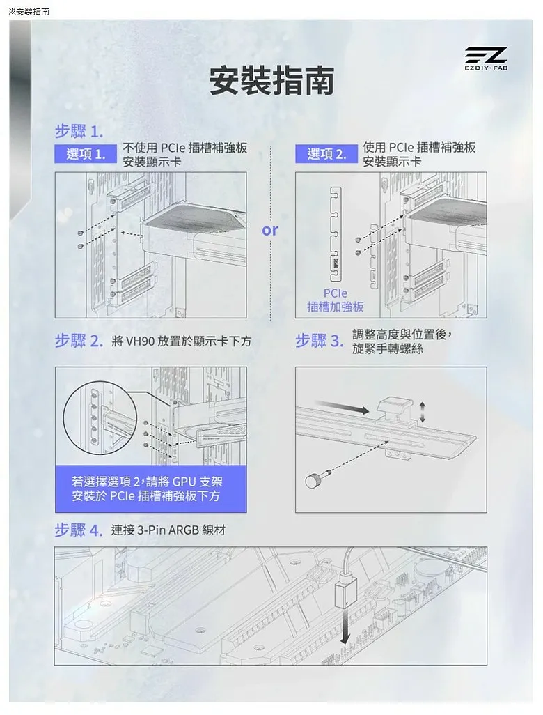 NZXT 恩傑 H3 Flow ft. EZDIY-FAB VH90 ARGB 通用式顯卡支架開箱1151|小老婆汽機車資訊網