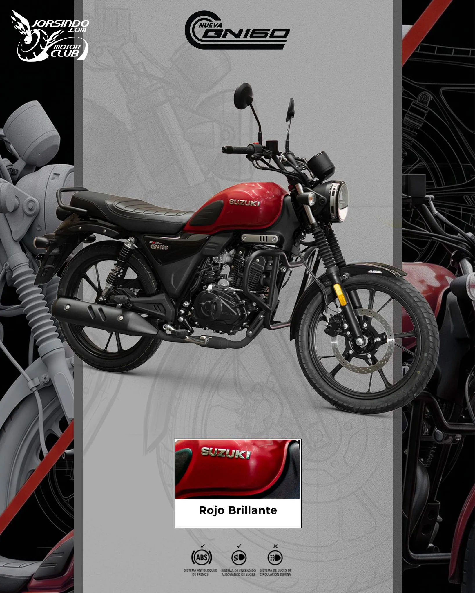 鈴木版 XSR 155？白牌復古新作 SUZUKI GN160 登場5414|小老婆汽機車資訊網