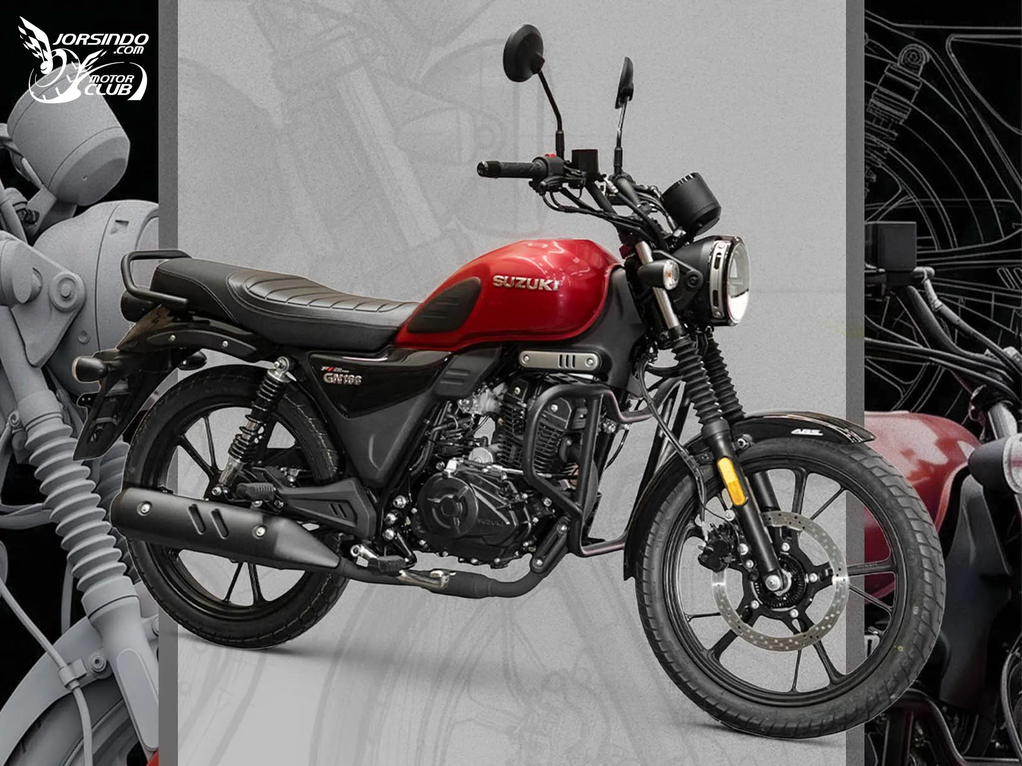 鈴木版 XSR 155？白牌復古新作 SUZUKI GN160 登場