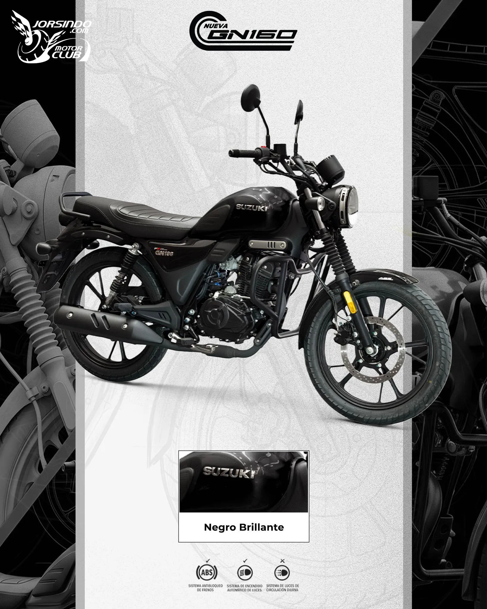 鈴木版 XSR 155？白牌復古新作 SUZUKI GN160 登場3652|小老婆汽機車資訊網