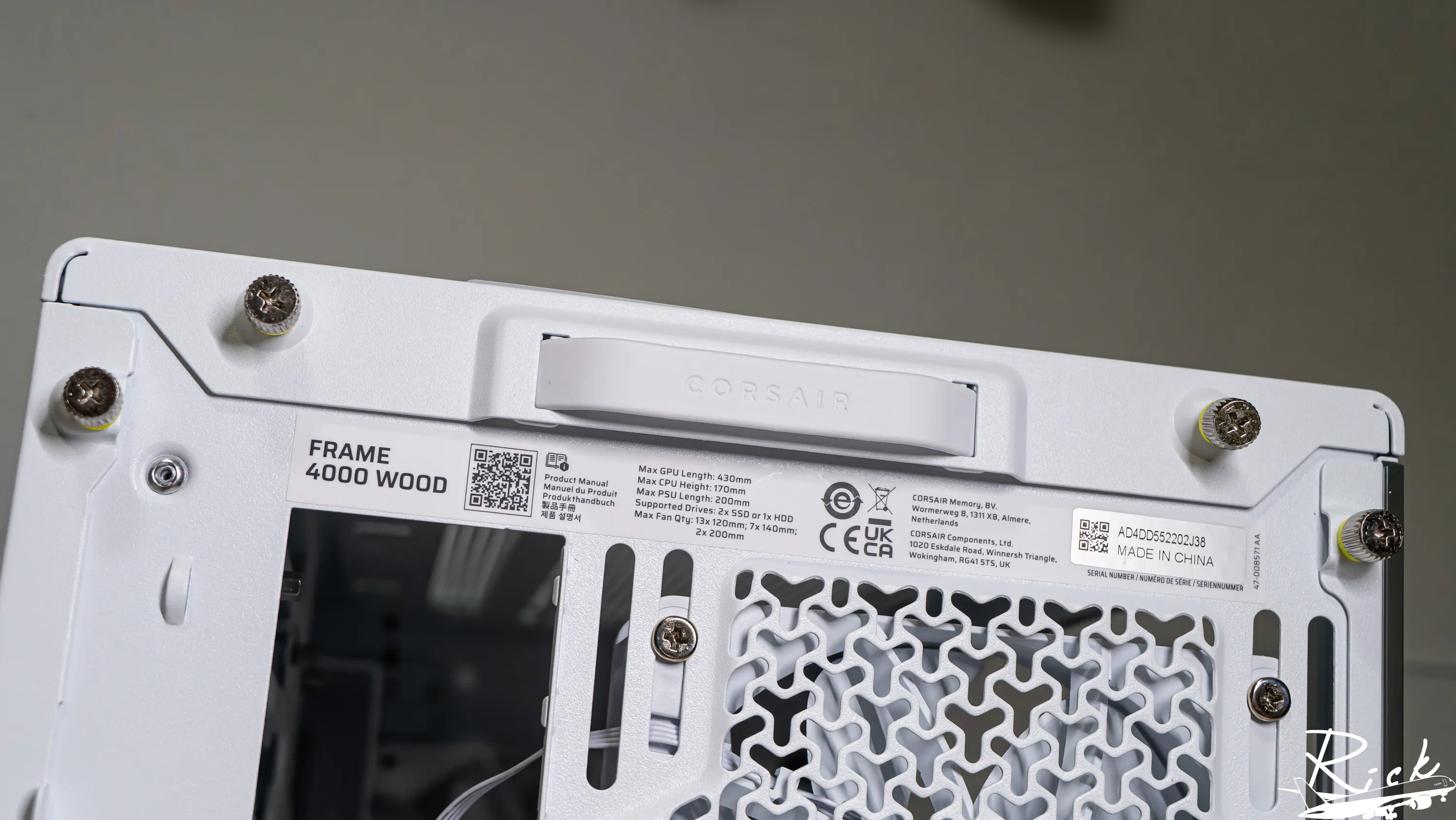 【開箱】木紋靜謐氣息 | CORSAIR FRAME 4000D WOOD RS WHITE9545|小老婆汽機車資訊網