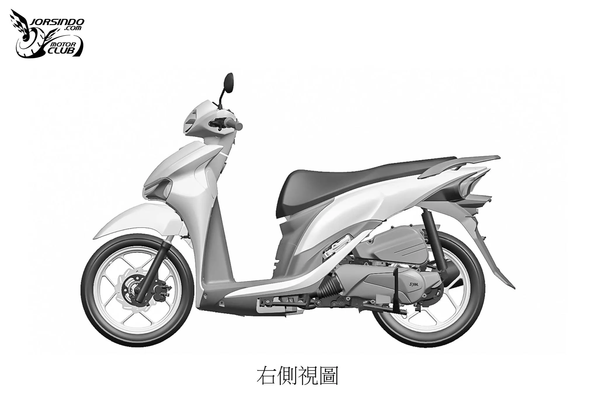 SYM 大輪徑 EnMIS 雙火星塞速克達專利現身！數位儀表、優雅外型6791|小老婆汽機車資訊網