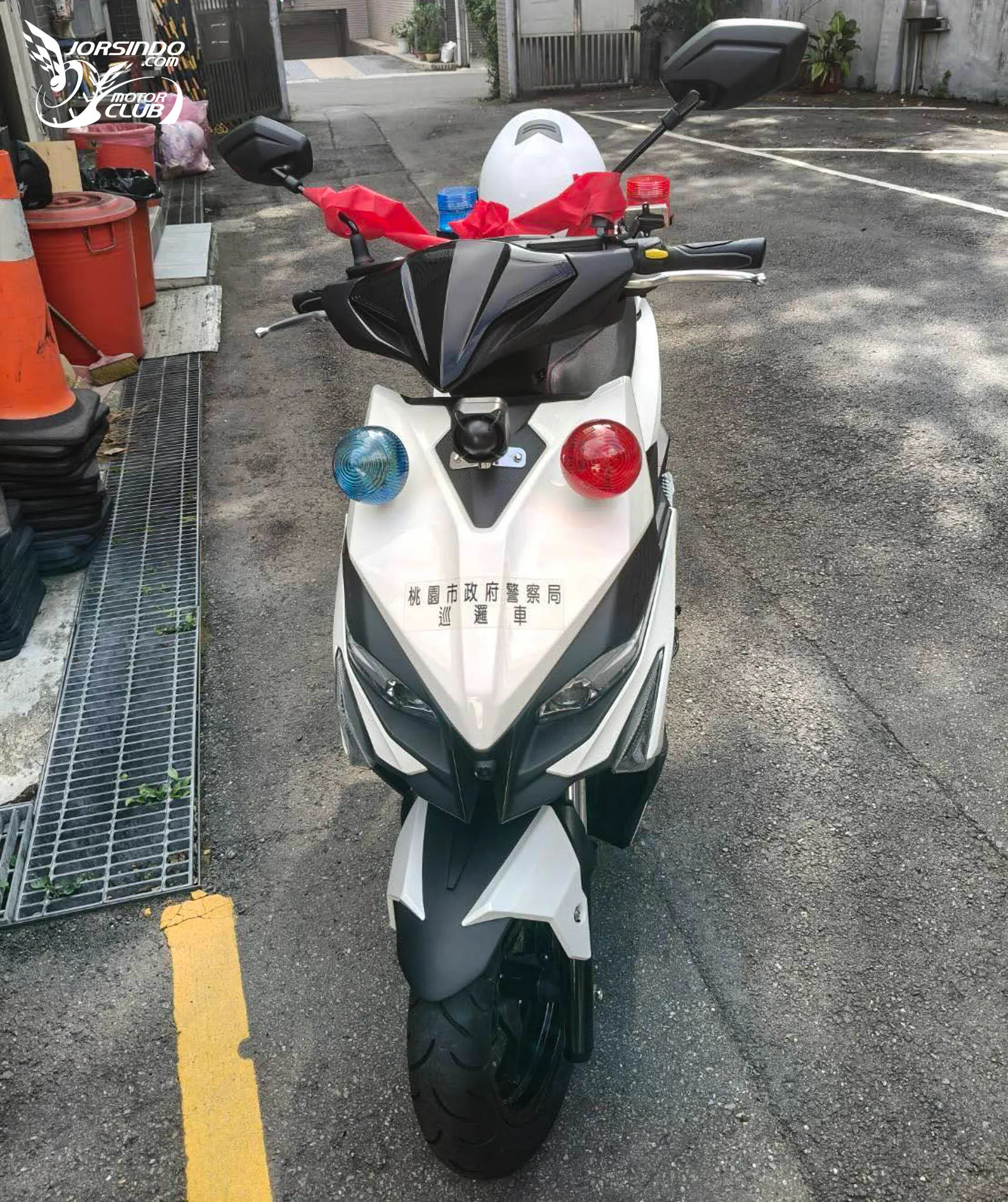 光陽 RTS R 警用巡邏車現身桃園！爆改電動車難逃法網2567|小老婆汽機車資訊網