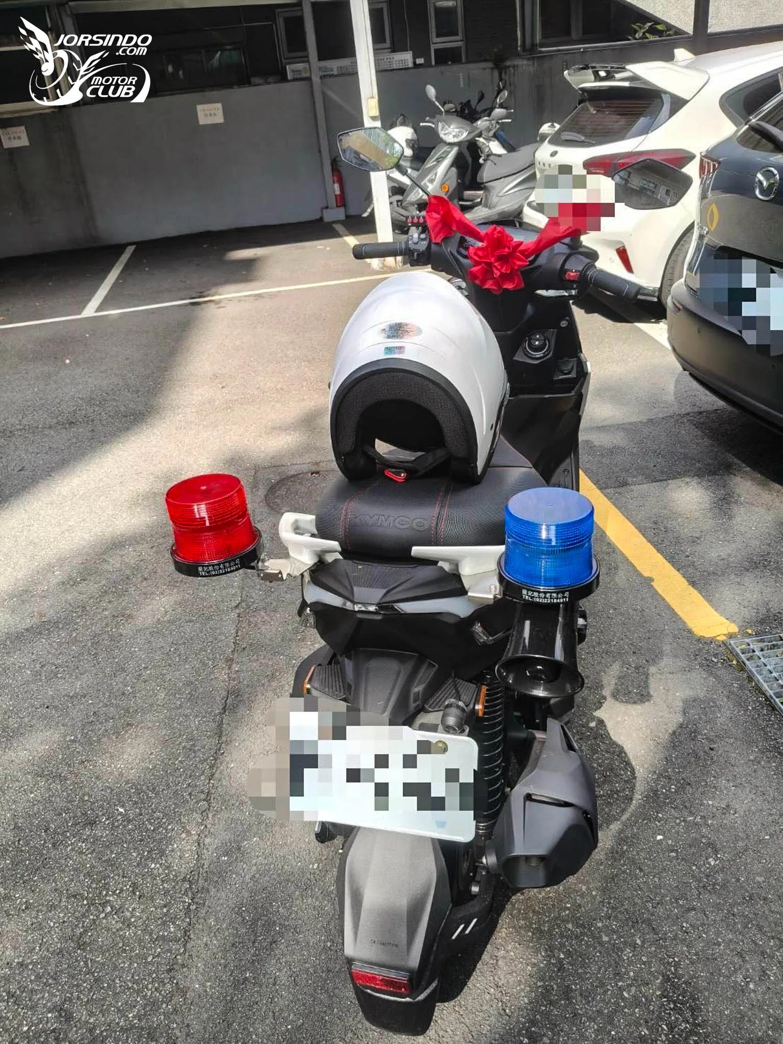 光陽 RTS R 警用巡邏車現身桃園！爆改電動車難逃法網4431|小老婆汽機車資訊網