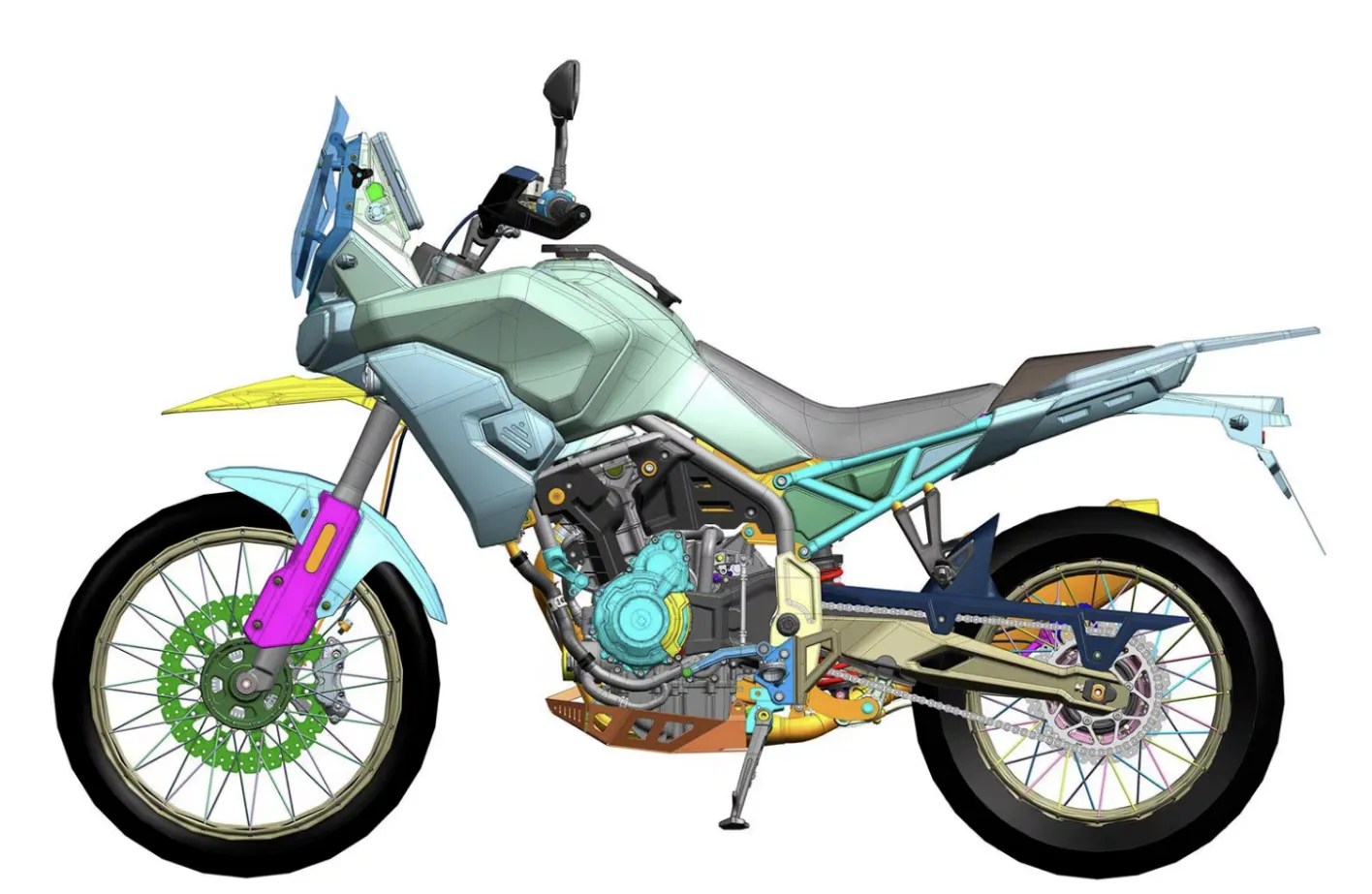 [大陆车讯]赛科龙RX625专利曝光，Tuareg 660“附体”，定位十分硬核7912|小老婆汽機車資訊網
