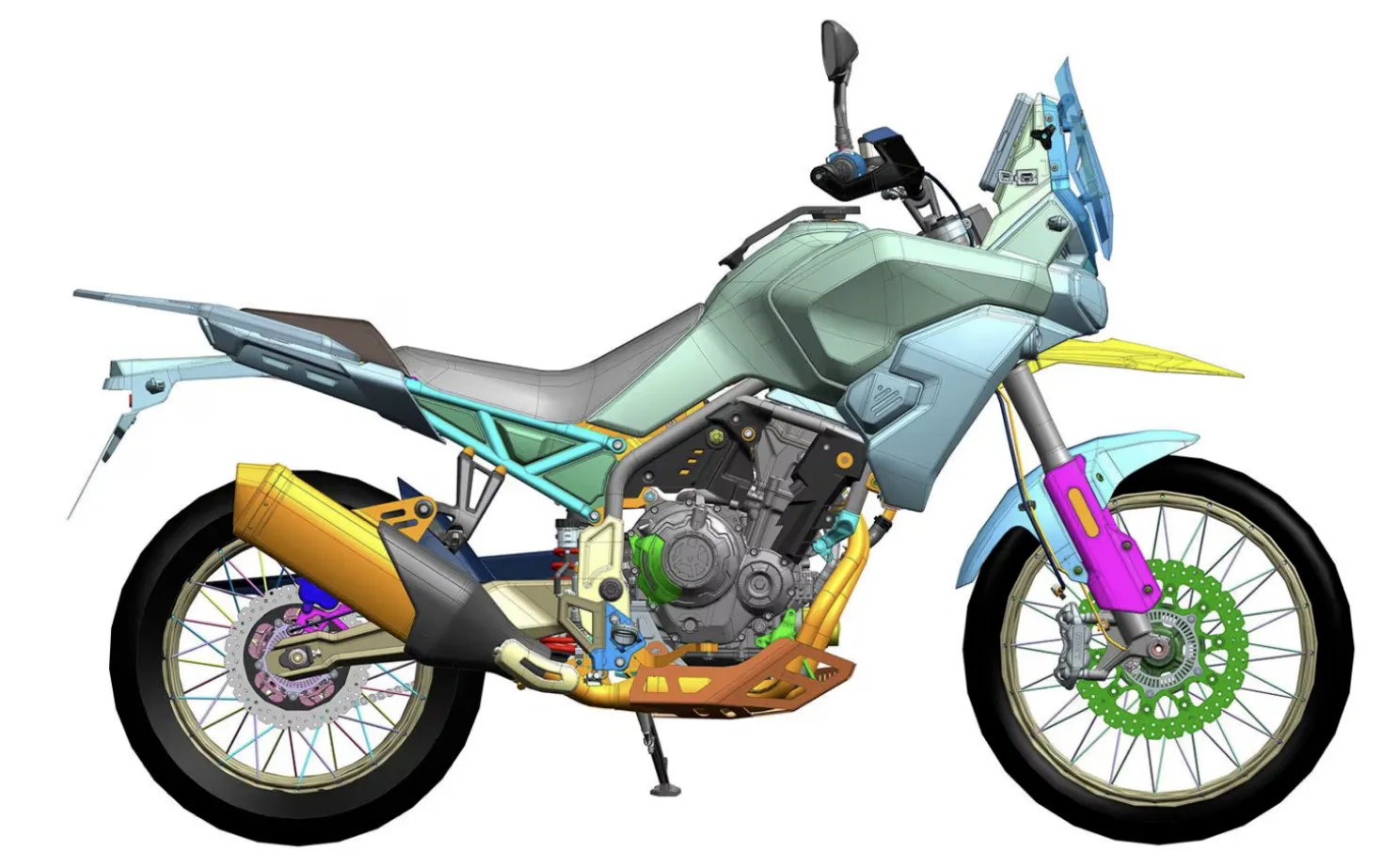 [大陆车讯]赛科龙RX625专利曝光，Tuareg 660“附体”，定位十分硬核6503|小老婆汽機車資訊網