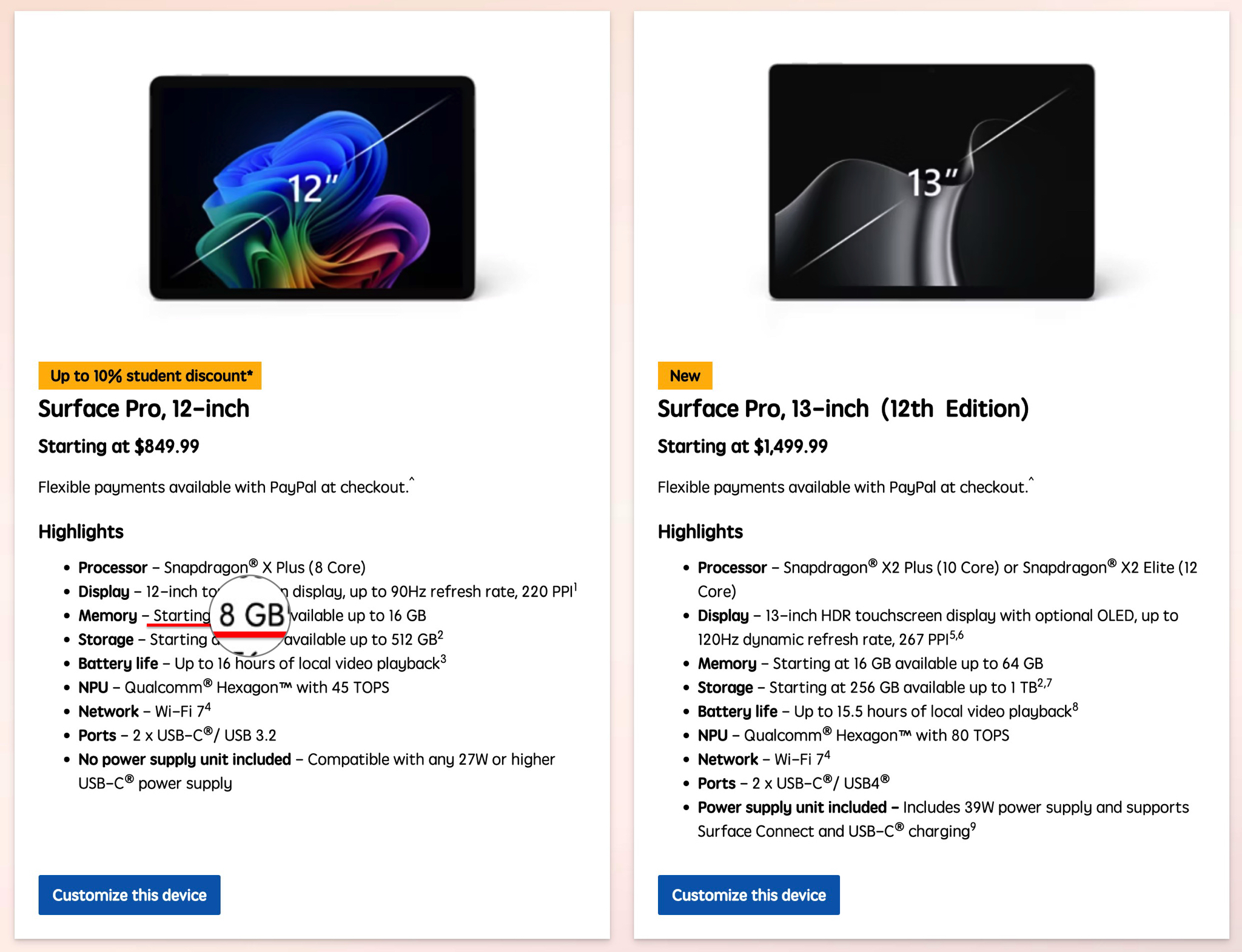 微軟也開 8GB RAM 倒車，Surface 新品自廢 Copilot+ PC 體驗5158|Microsoft,微軟,Surface Pro,Surface Laptop,8GB RAM小老婆汽機車資訊網