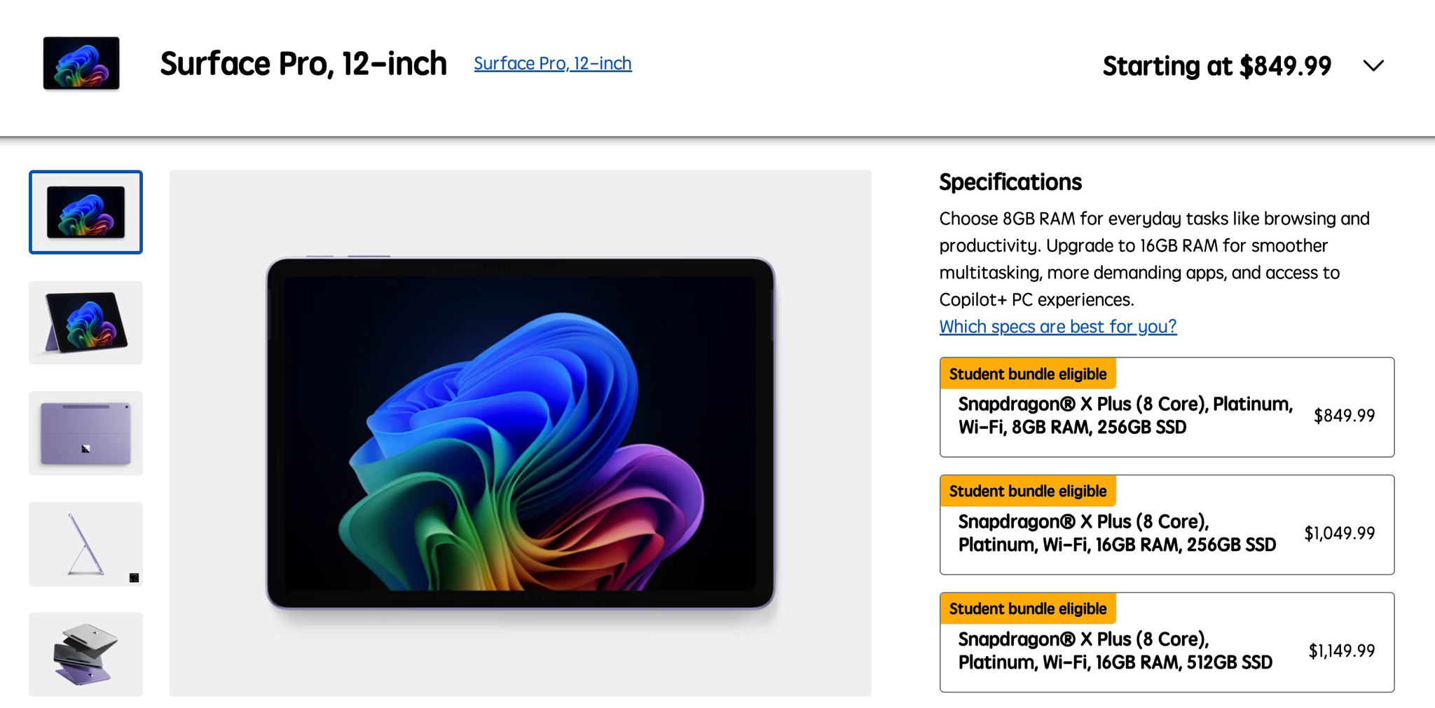 微軟也開 8GB RAM 倒車，Surface 新品自廢 Copilot+ PC 體驗4949|Microsoft,微軟,Surface Pro,Surface Laptop,8GB RAM小老婆汽機車資訊網