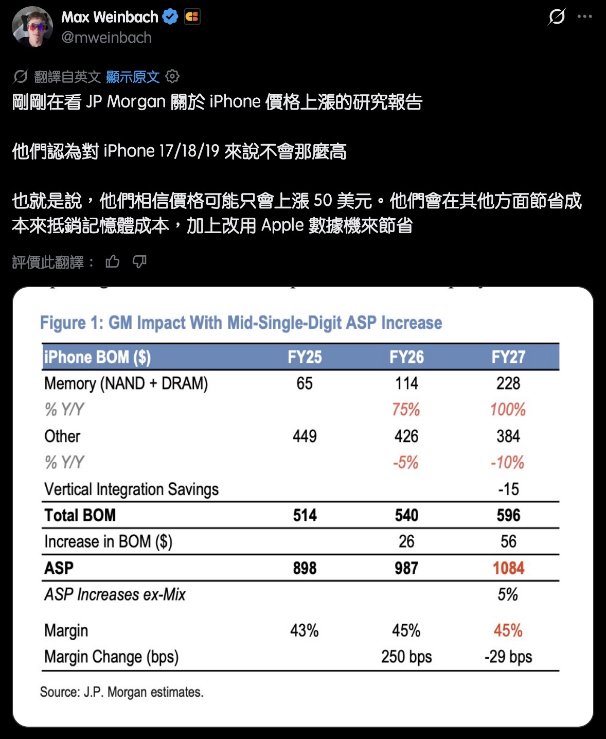 iPhone 18 Pro「無可避免漲幅」只有 2 千不到！？關鍵原因解析8586|iPhone 18 Pro,漲價,Apple,iPhone,蘋果小老婆汽機車資訊網