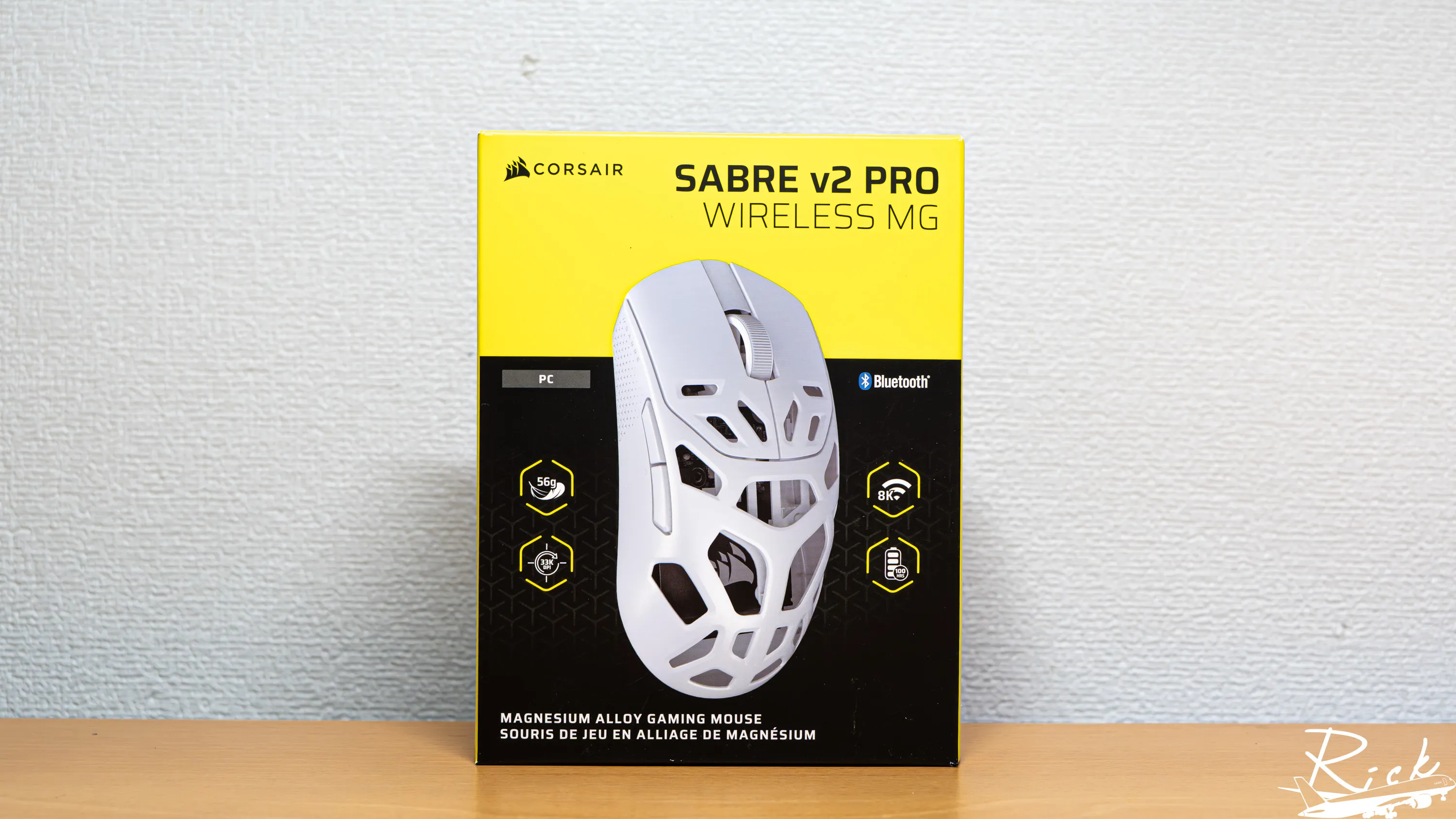 【開箱】CORSAIR SABRE v2 PRO WIRELESS MG WHITE &amp; MM GLASS LARGE2625|小老婆汽機車資訊網