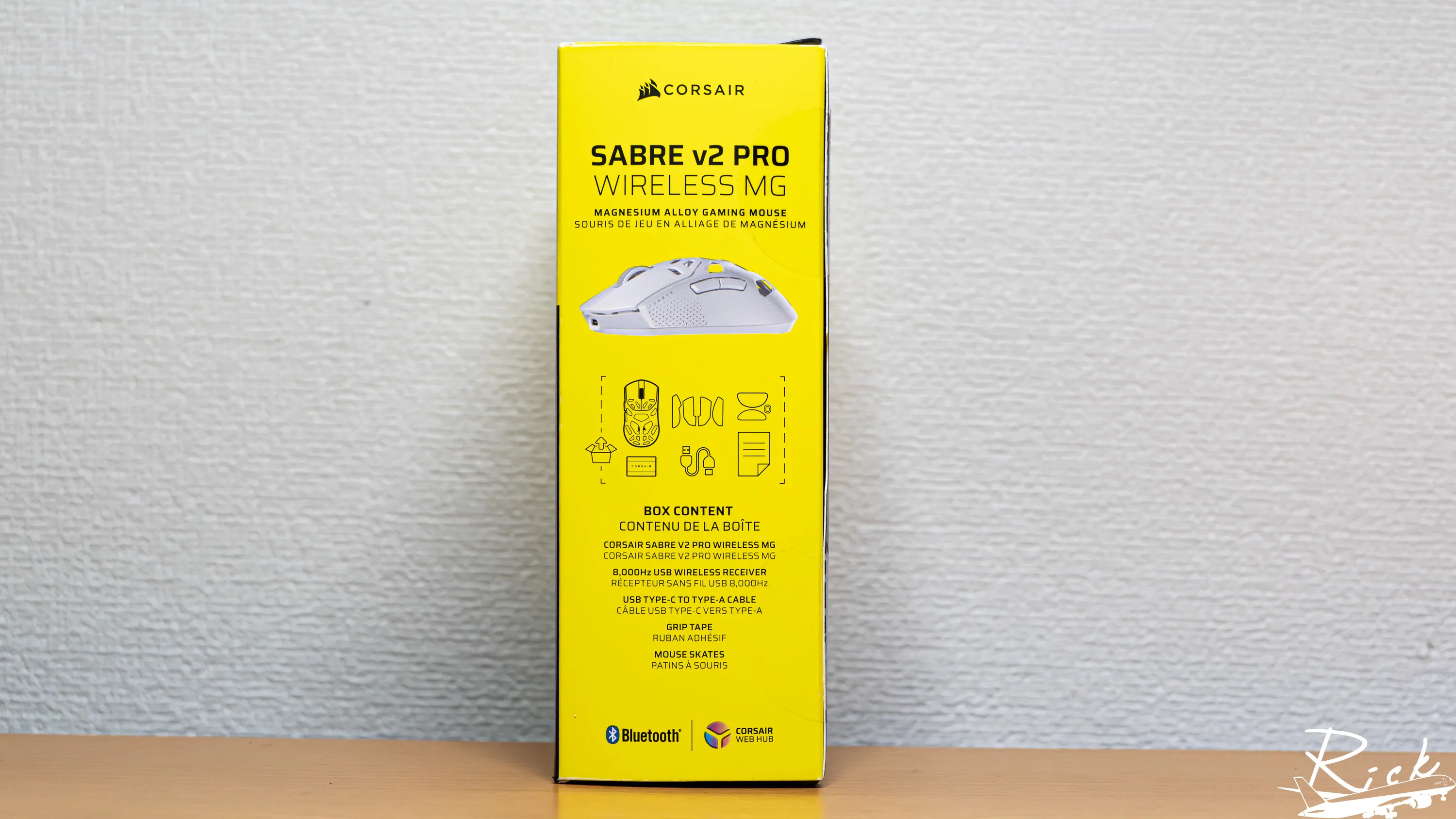 【開箱】CORSAIR SABRE v2 PRO WIRELESS MG WHITE &amp; MM GLASS LARGE2752|小老婆汽機車資訊網