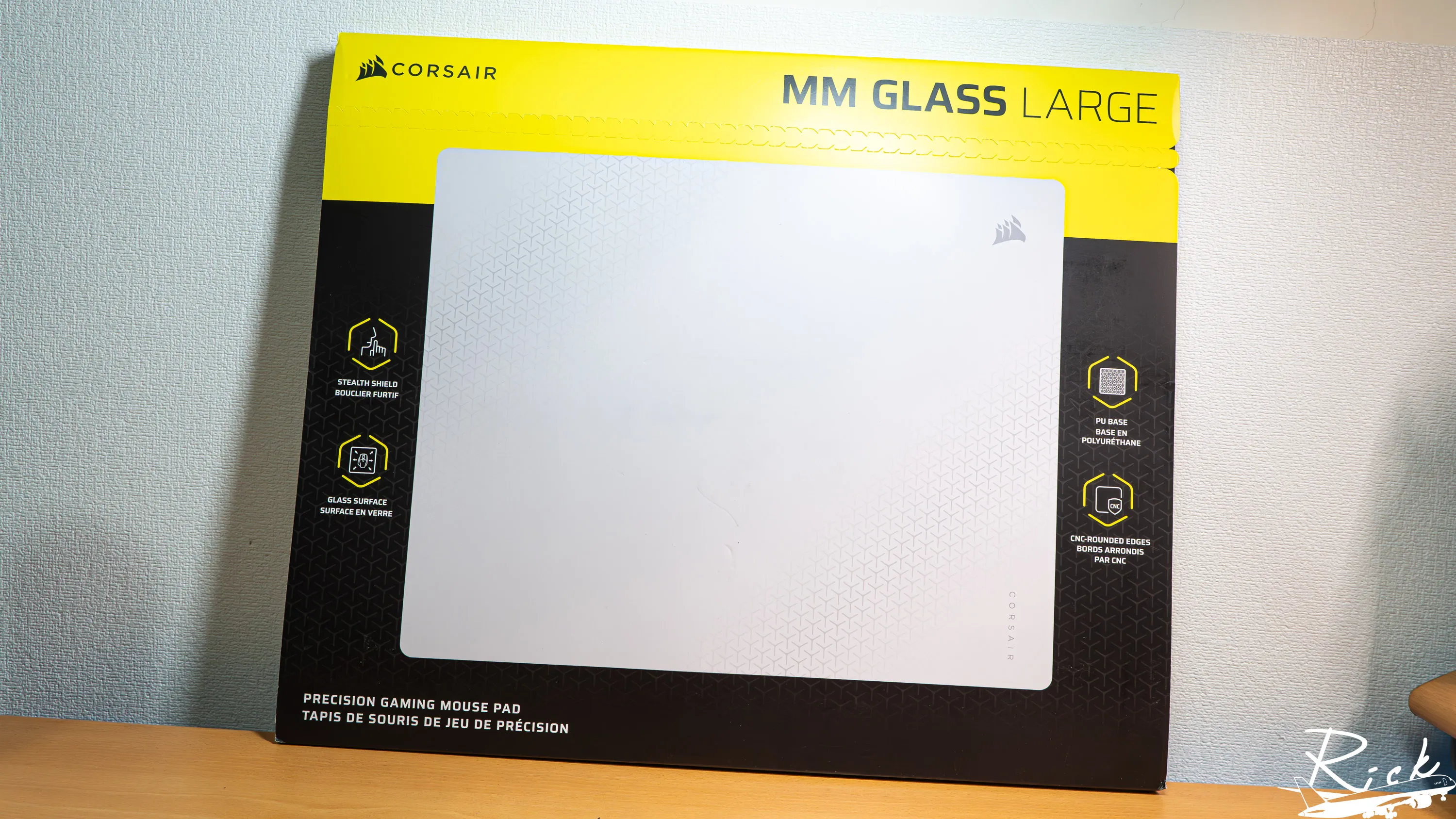【開箱】CORSAIR SABRE v2 PRO WIRELESS MG WHITE &amp; MM GLASS LARGE2088|小老婆汽機車資訊網