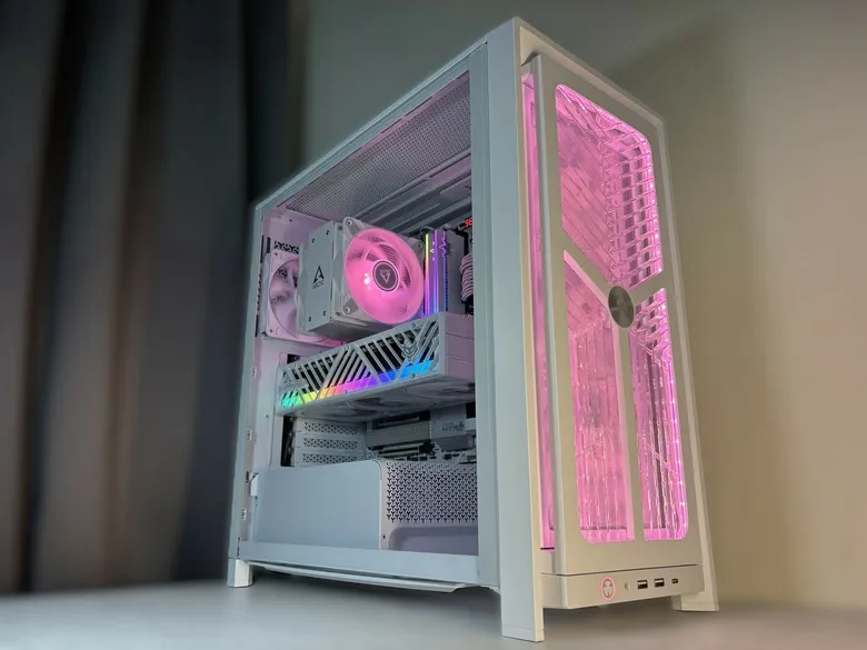 「留白，是為了映照硬體的俐落」CORSAIR 海盜船 FRAME 4000X RS WHITE ...