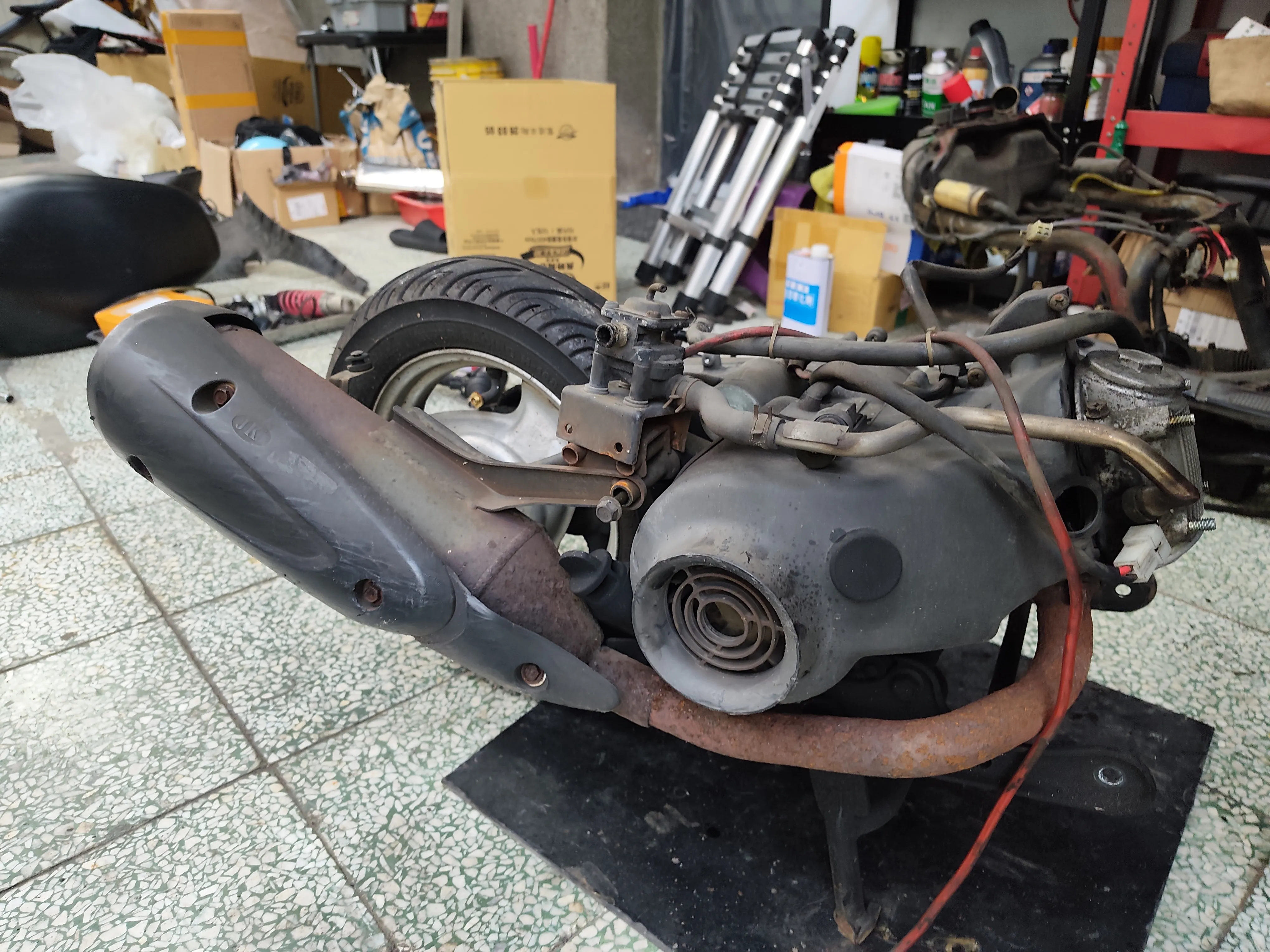 YAMAHA SUPER FOUR 100 全車砍掉重練4066|小老婆汽機車資訊網