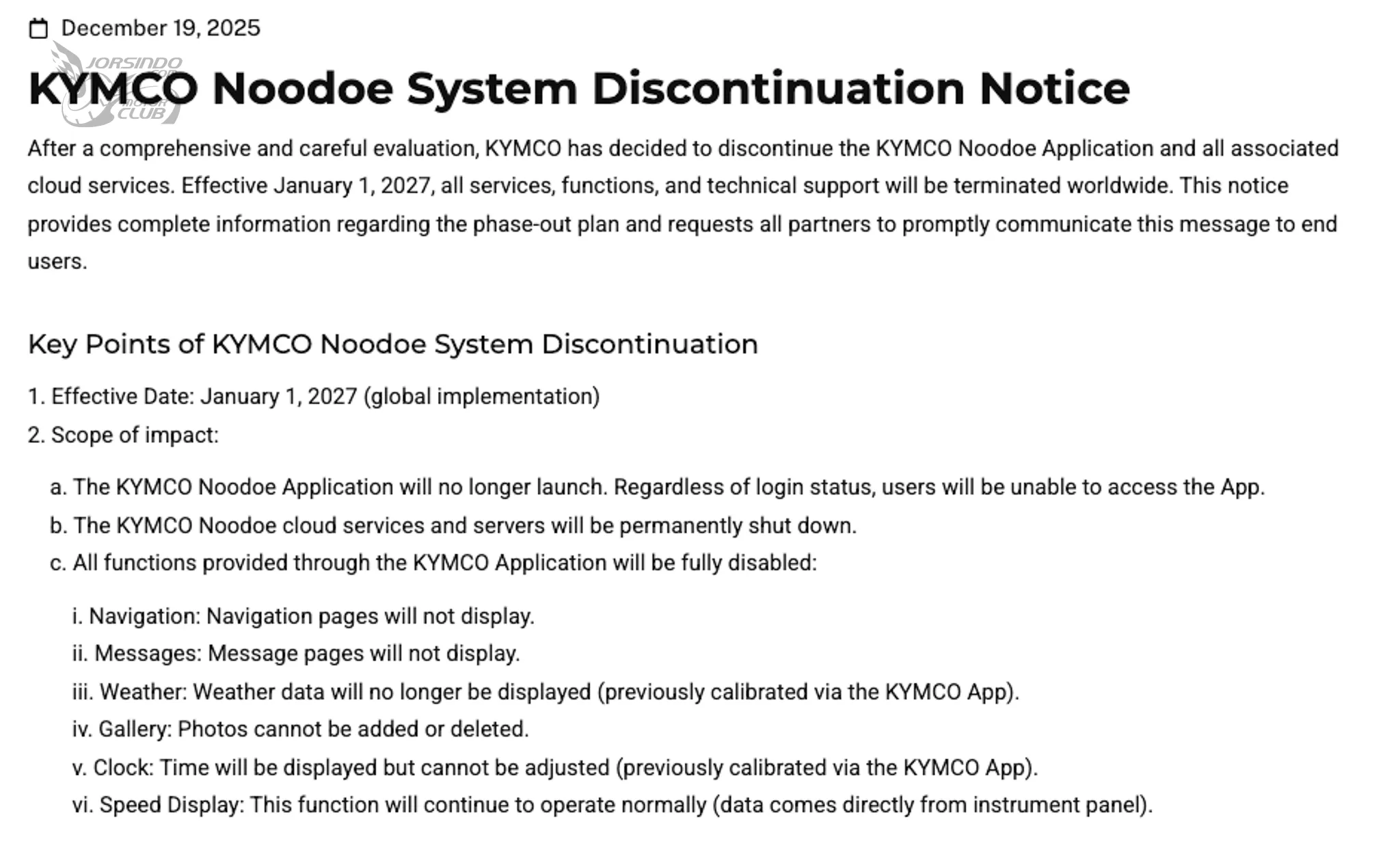 光陽 Noodoe 系統正式宣告落幕！3007|小老婆汽機車資訊網