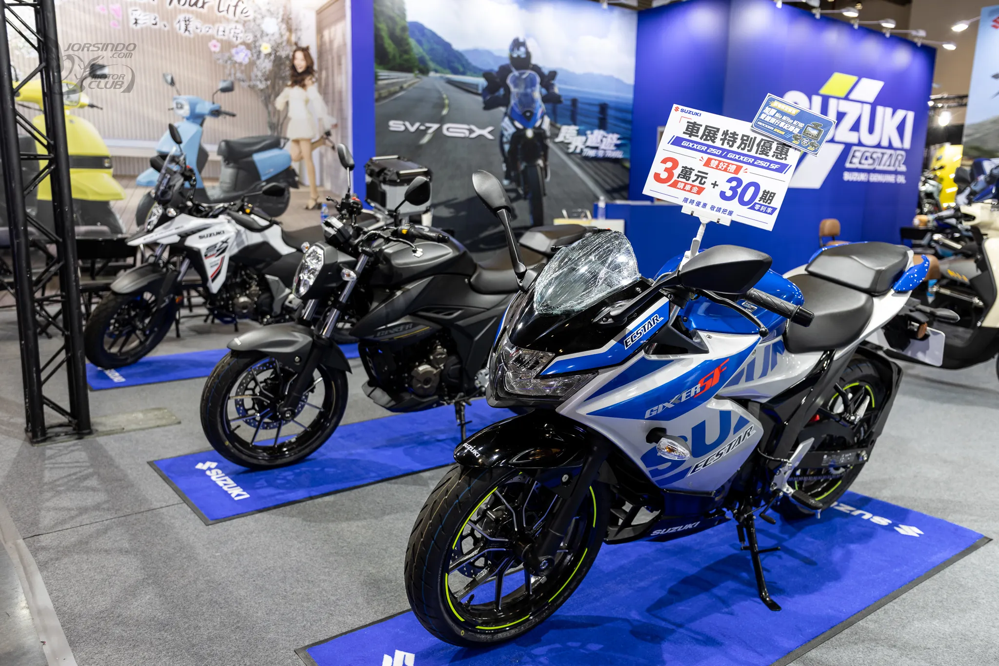 [2026 國際重機展] SUZUKI SV-7X 亮相！引領白牌到紅牌全機種展出3030|小老婆汽機車資訊網