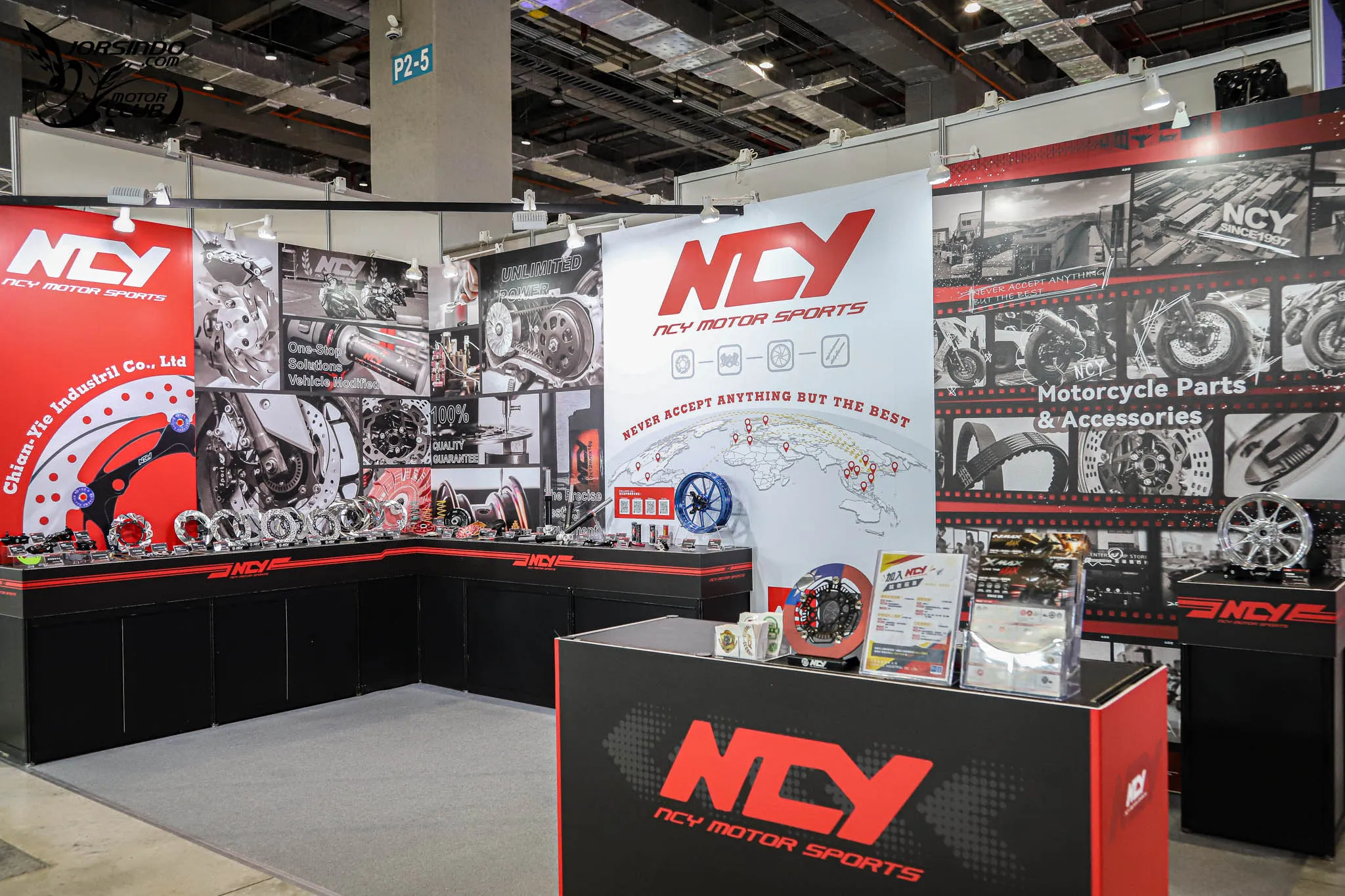[2026 國際重機展] 國旗碟盤現身！NCY 改裝精品齊全陣容展出8412|小老婆汽機車資訊網