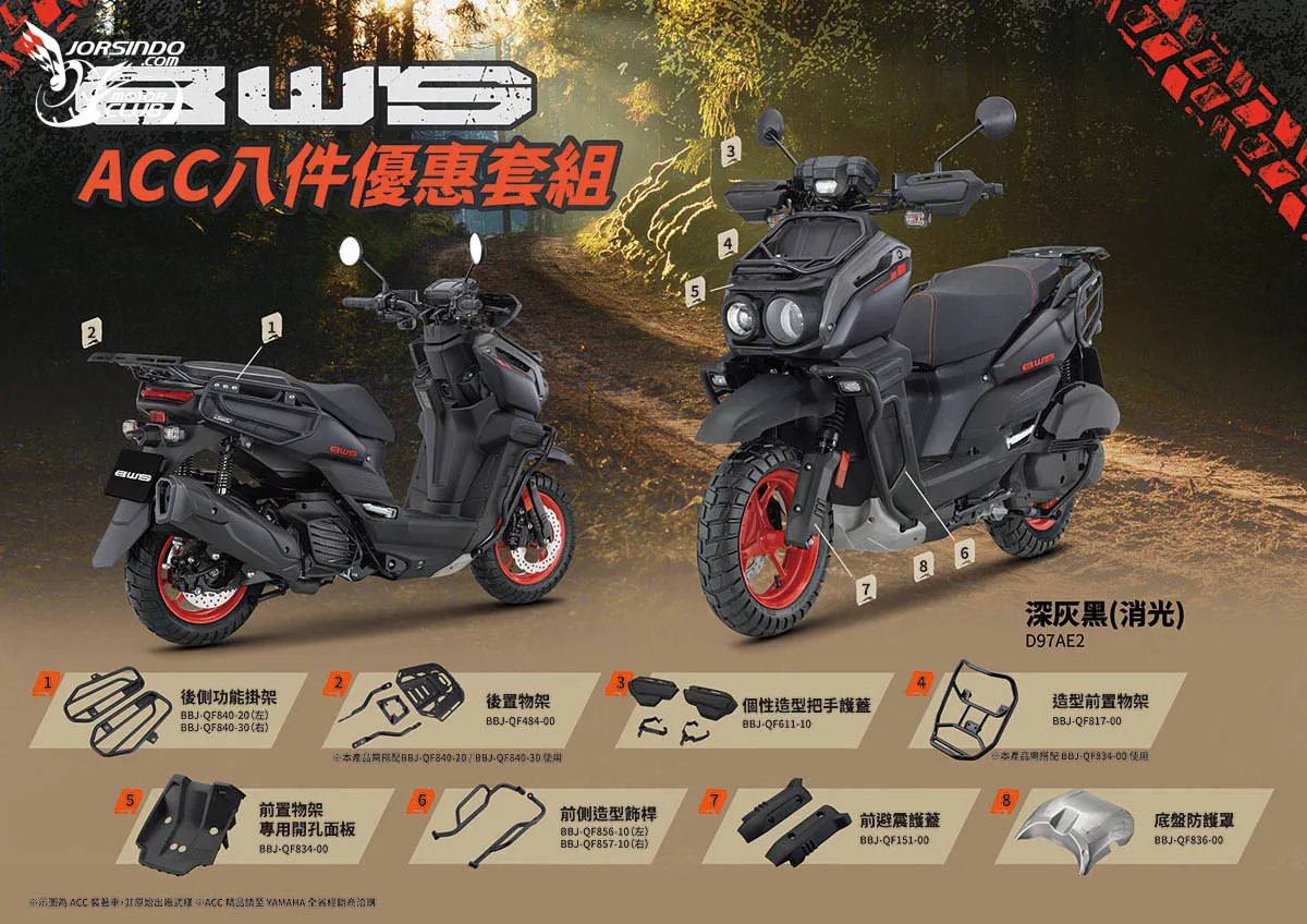 全台限量 500 台！YAMAHA BW'S 推出 Urban Explore 限定新色7653|小老婆汽機車資訊網