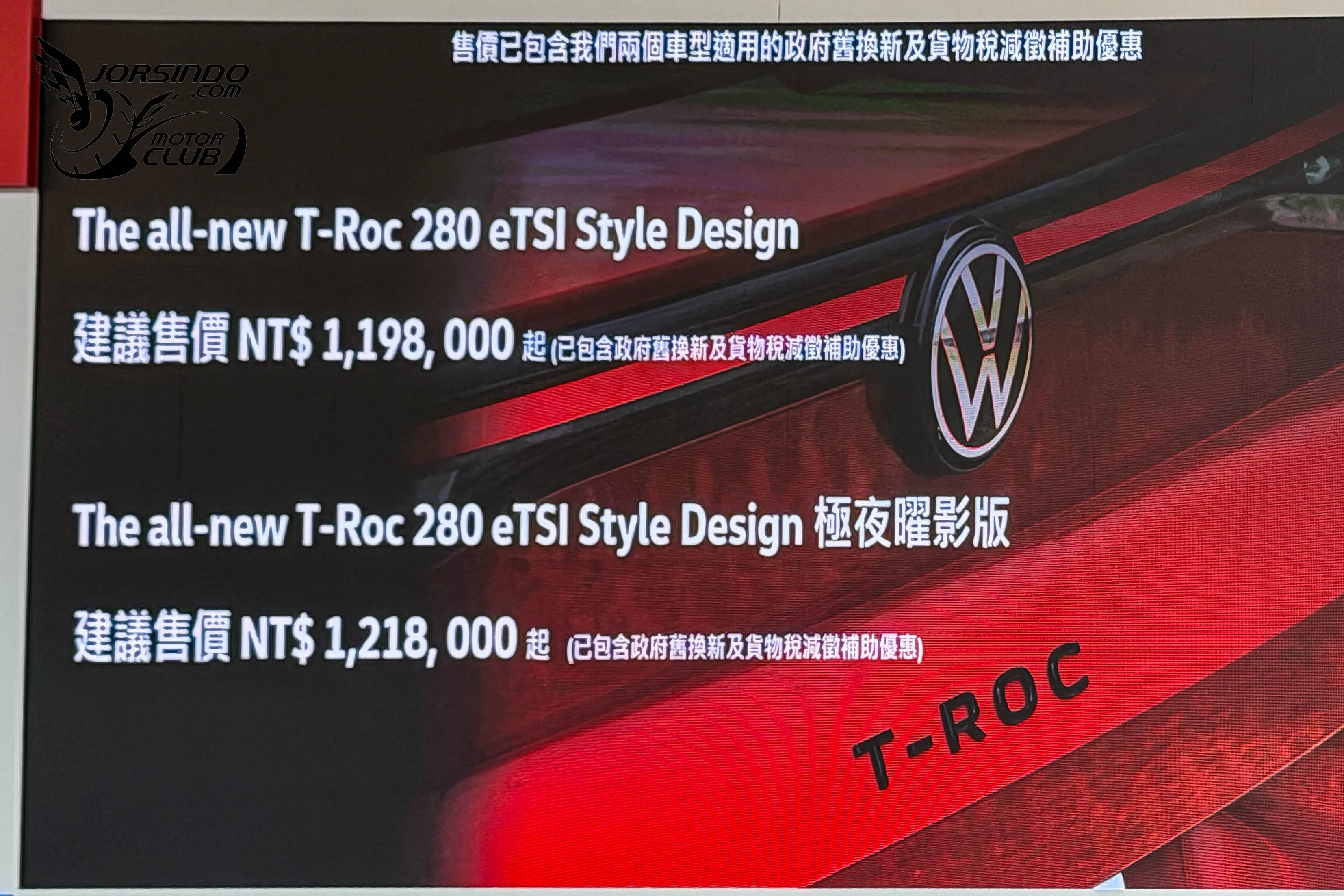 雙車型、129.8萬元起！VW大改款二代T-Roc國內上市5247|小老婆汽機車資訊網