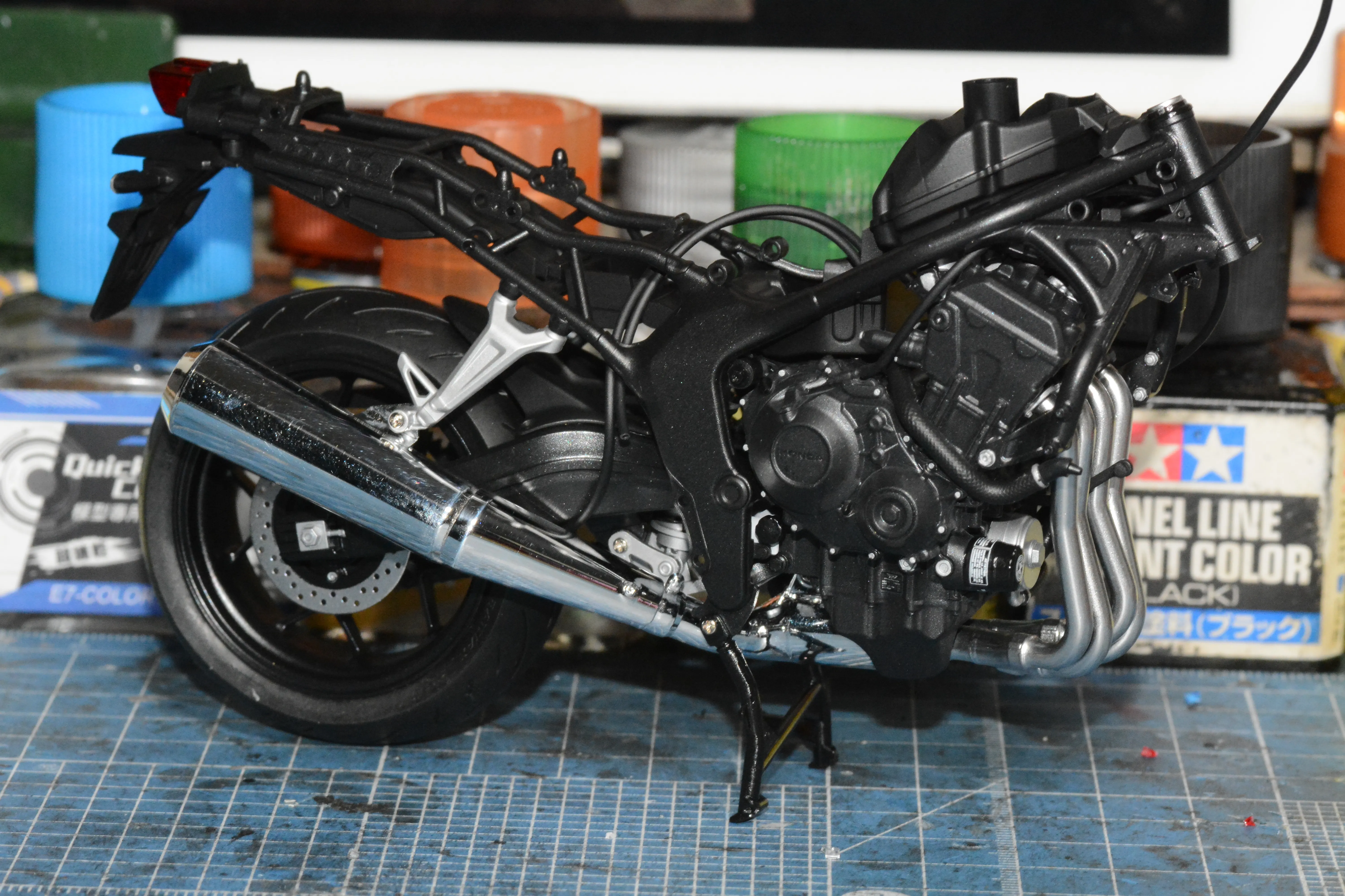 【模型製作】TAMIYA 1/12 HONDA CB1000F (圖多)9531|小老婆汽機車資訊網