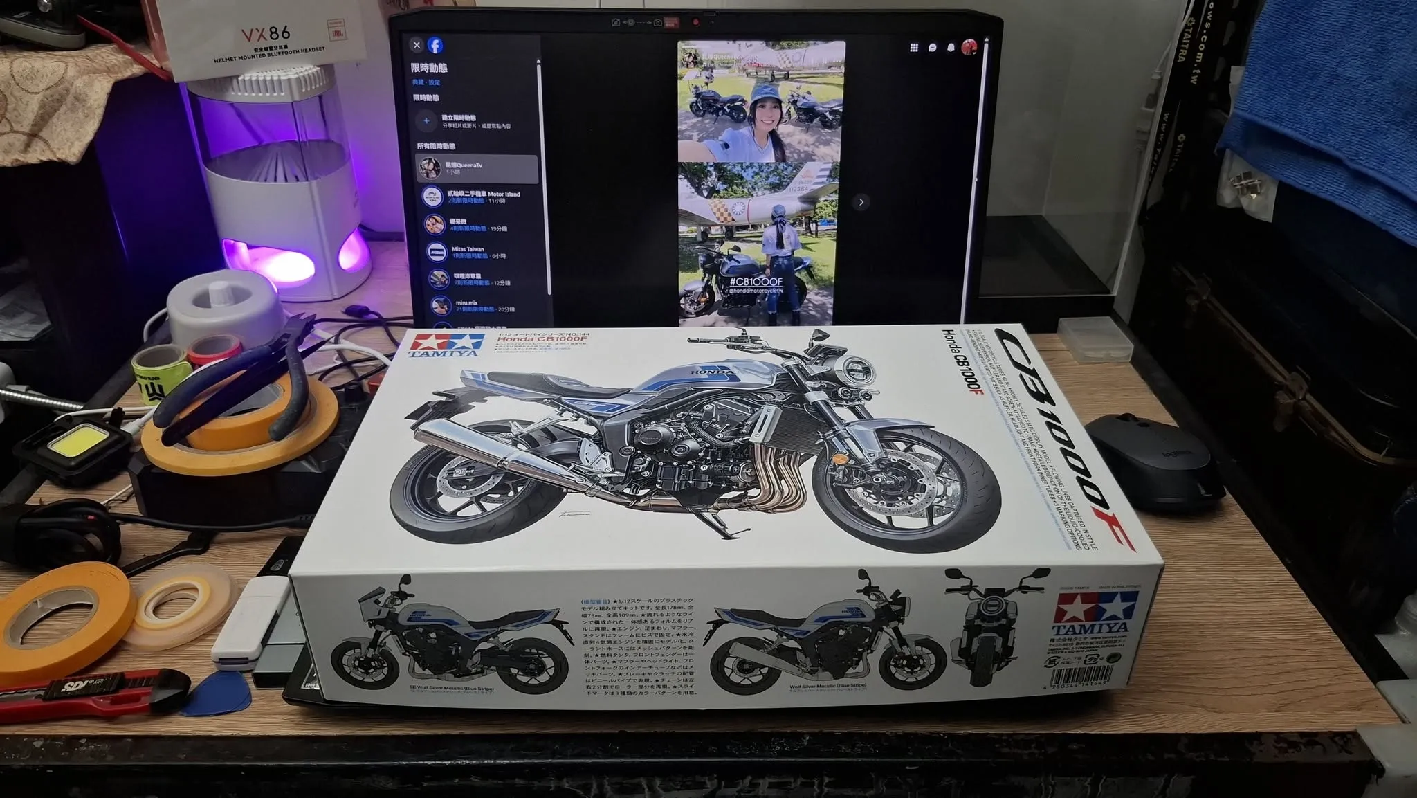【模型製作】TAMIYA 1/12 HONDA CB1000F (圖多)9534|小老婆汽機車資訊網