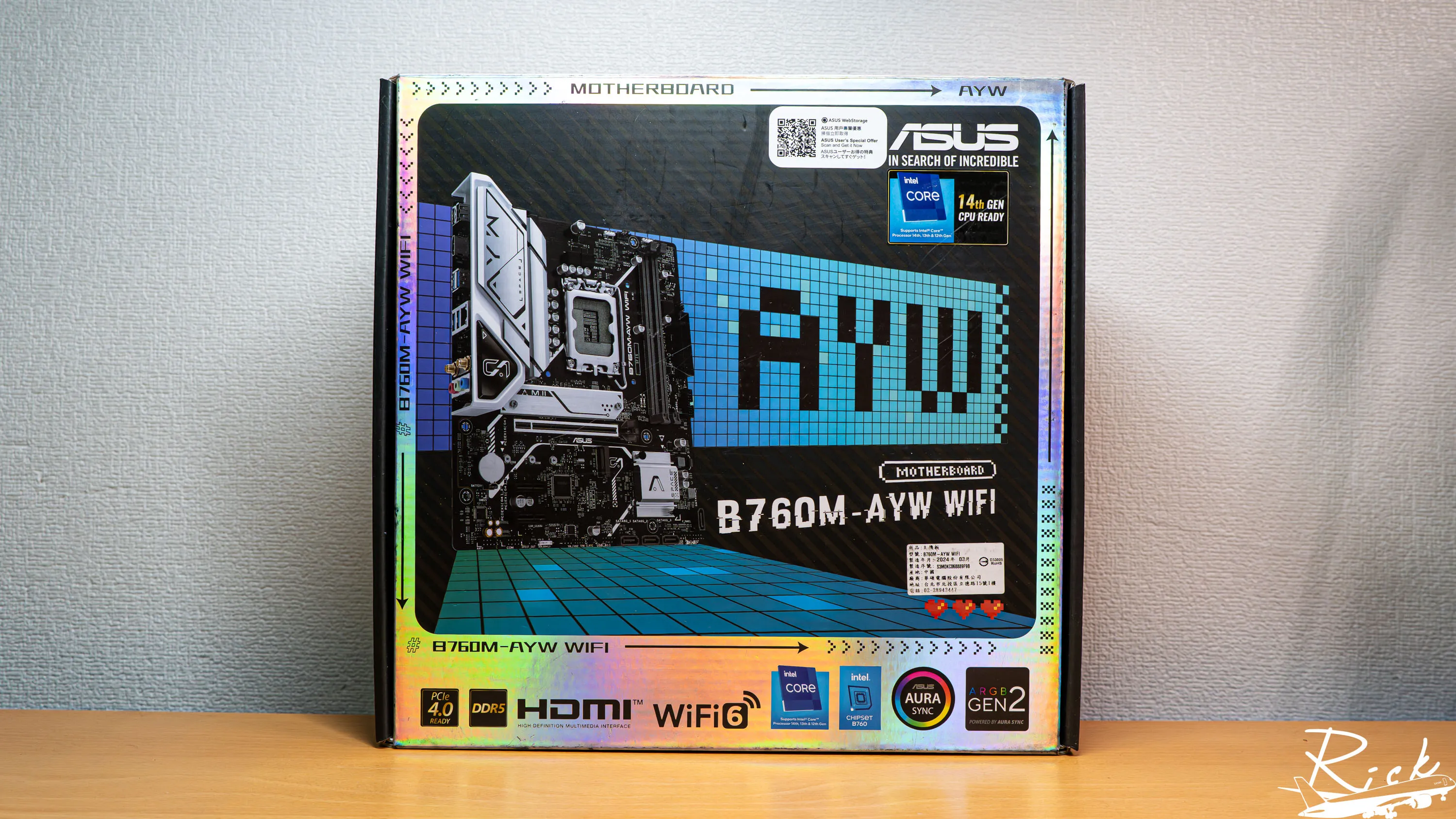 【開箱】入門MATX白色主板 | ASUS B760M-AYW WIFI6012|小老婆汽機車資訊網