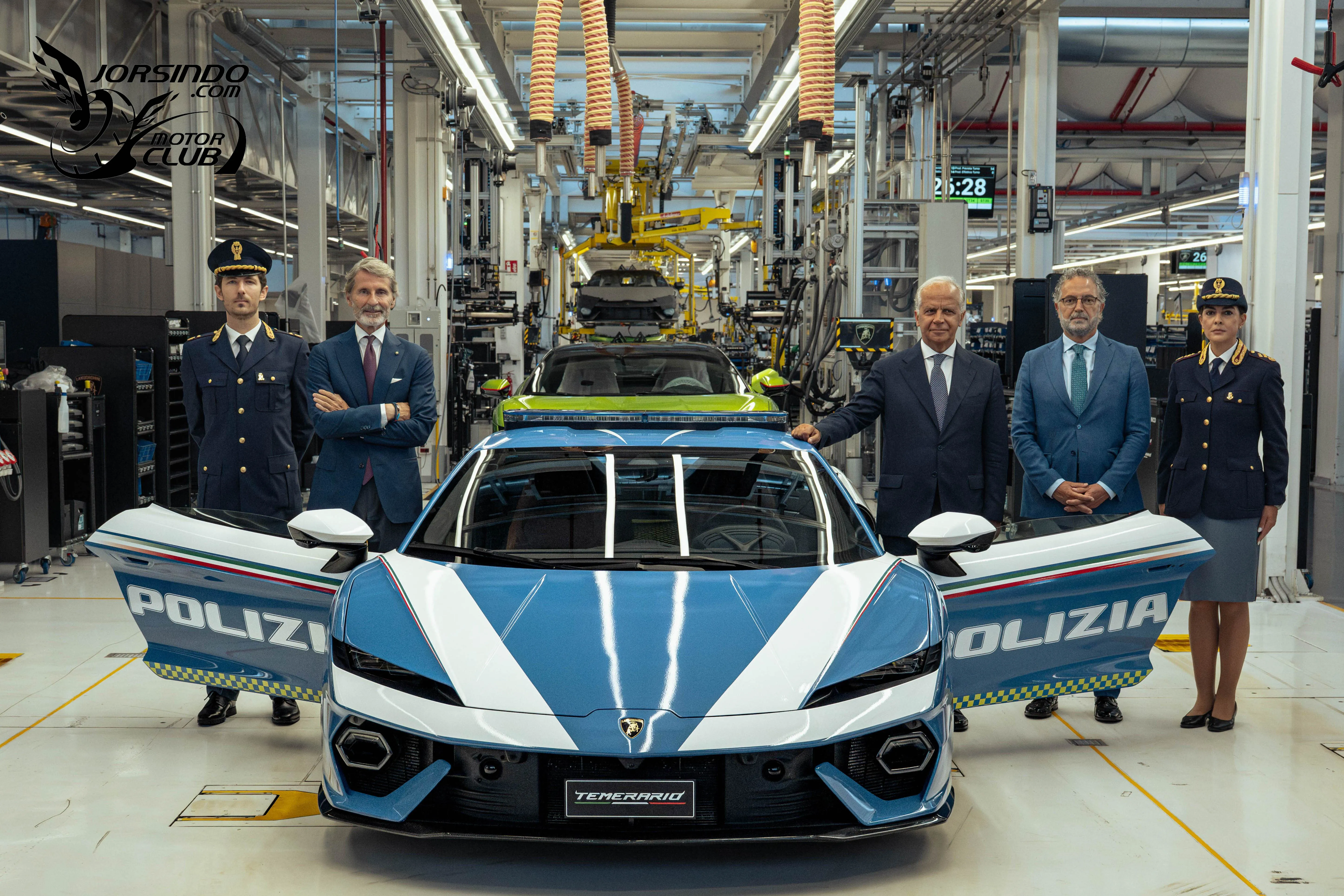 Lamborghini Temerario Polizia警車交付，920PS高性能挽救無數性命！