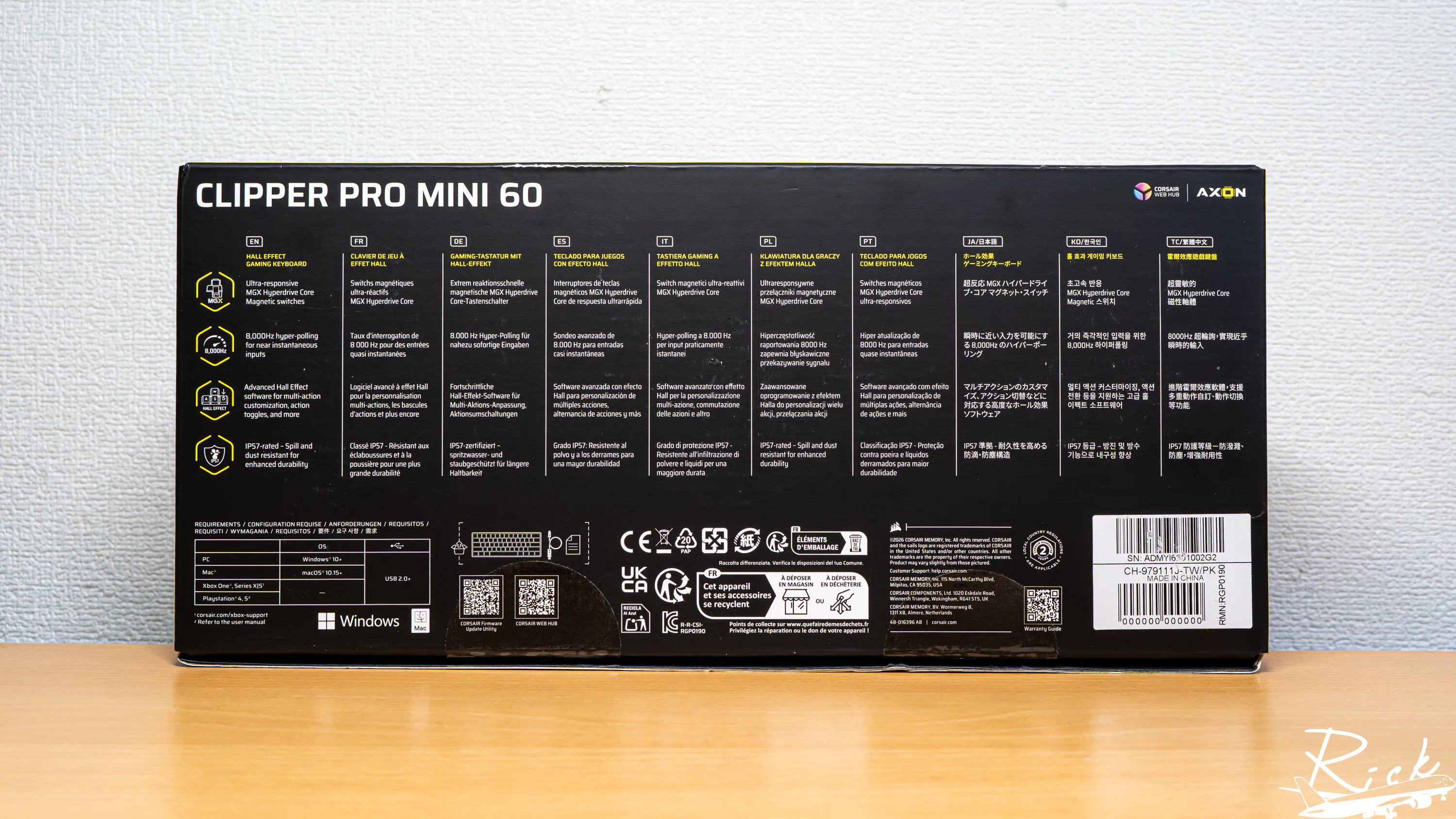 【開箱】平價防水磁軸鍵盤 | CORSAIR破浪者CLIPPER PRO MINI 602931|小老婆汽機車資訊網