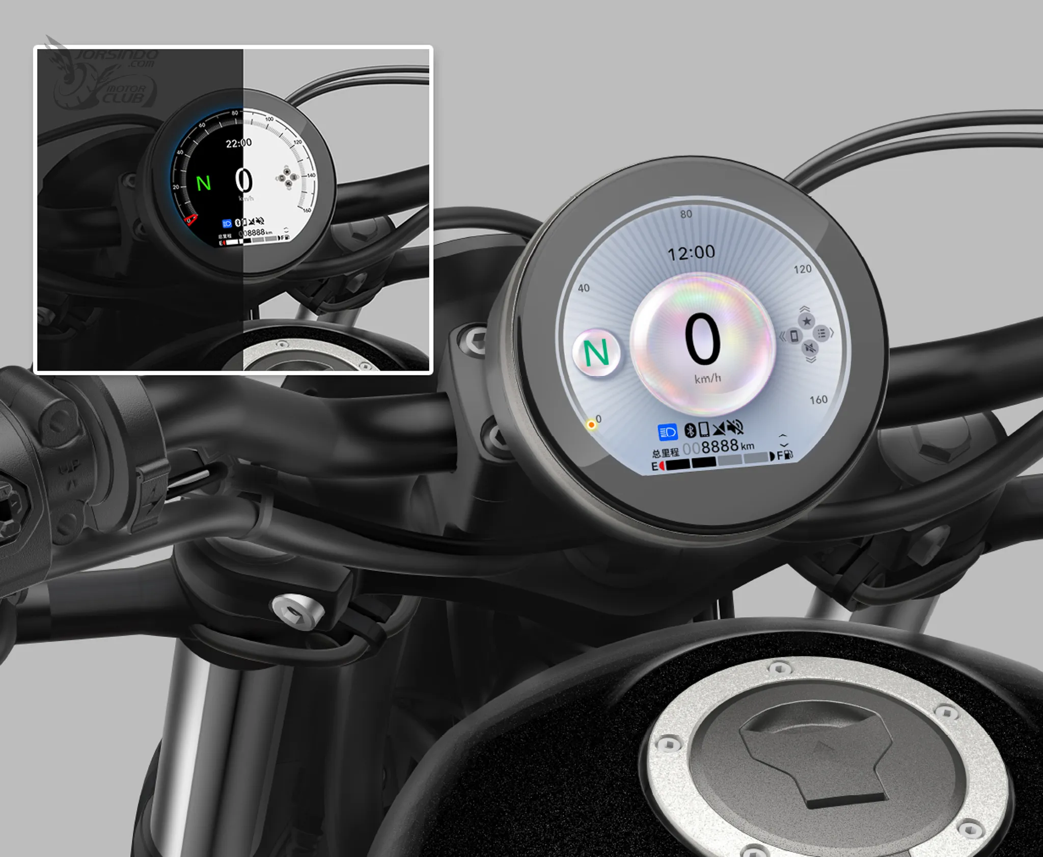 圓形 TFT 儀錶採用！Honda Rebel 300 / 500 改款升級儀錶功能4247|小老婆汽機車資訊網