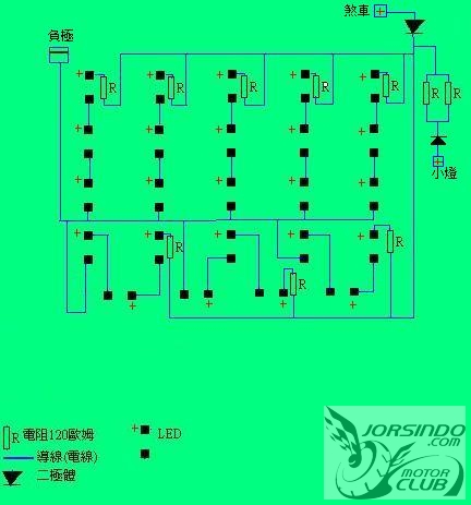 朋友的得意100土炮LED尾燈(裝上去~發光中)3464|小老婆汽機車資訊網
